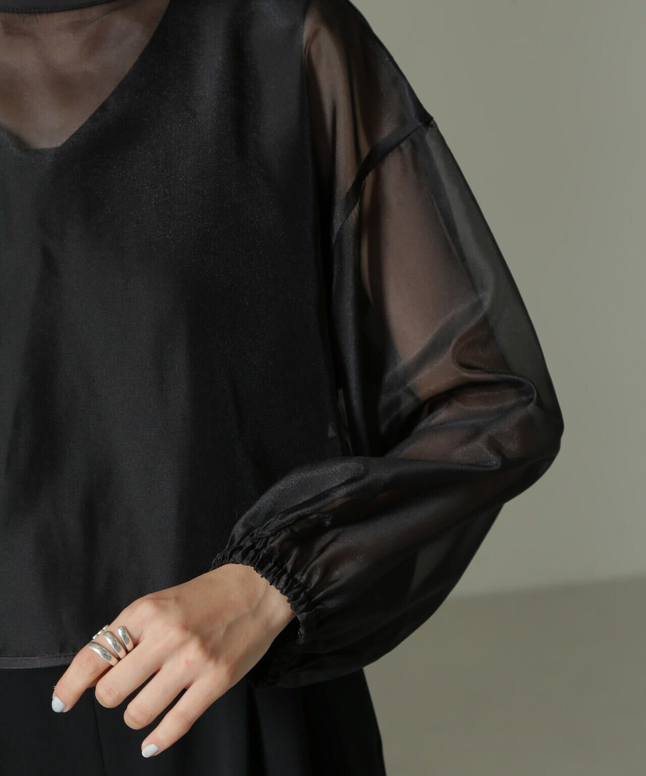 オーガンジーボレロ＆オールインワンセットパンツ | NANO universe