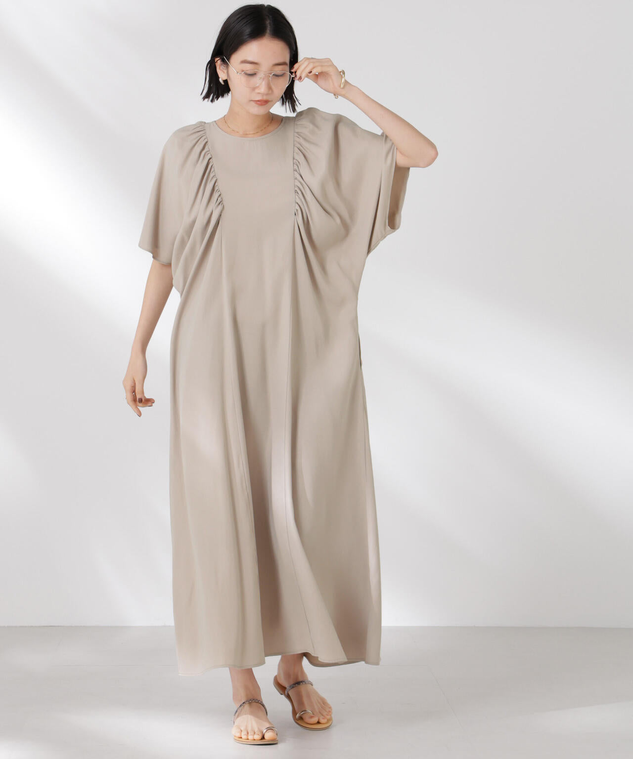 ワンピース nyo Petitjo ワンピース 小さいサイズ 接触冷感カットソー