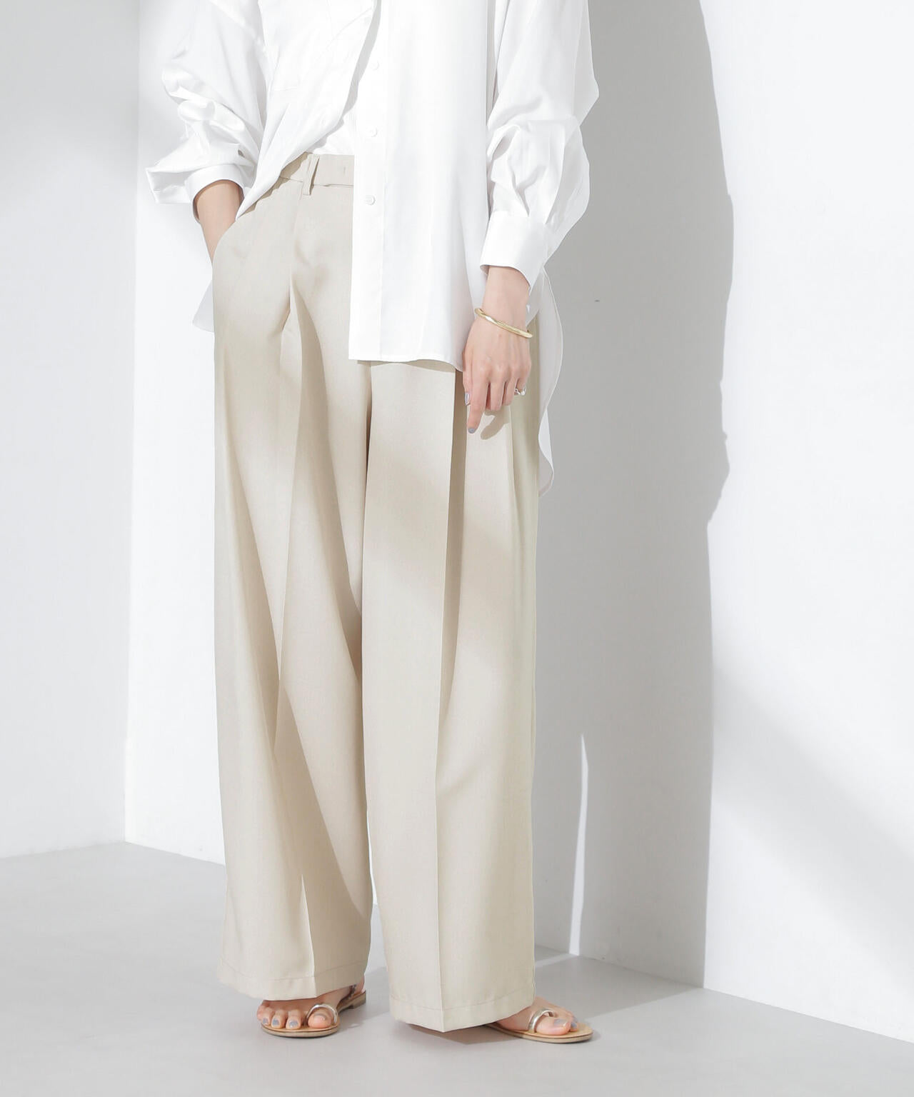 ツータックパンツ | NANO universe（ナノ・ユニバース