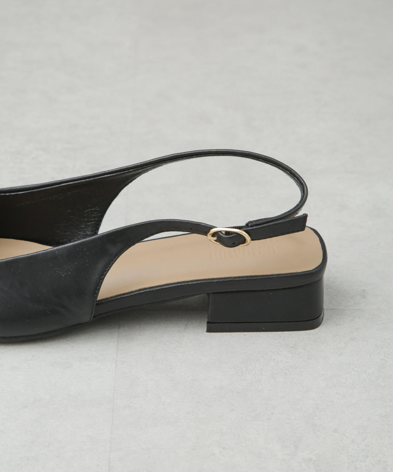 スリングバックスクエアトゥパンプス | NANO universe（ナノ