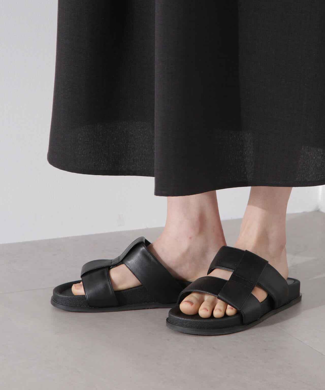 パディングフラットサンダル | NANO universe（ナノ・ユニバース