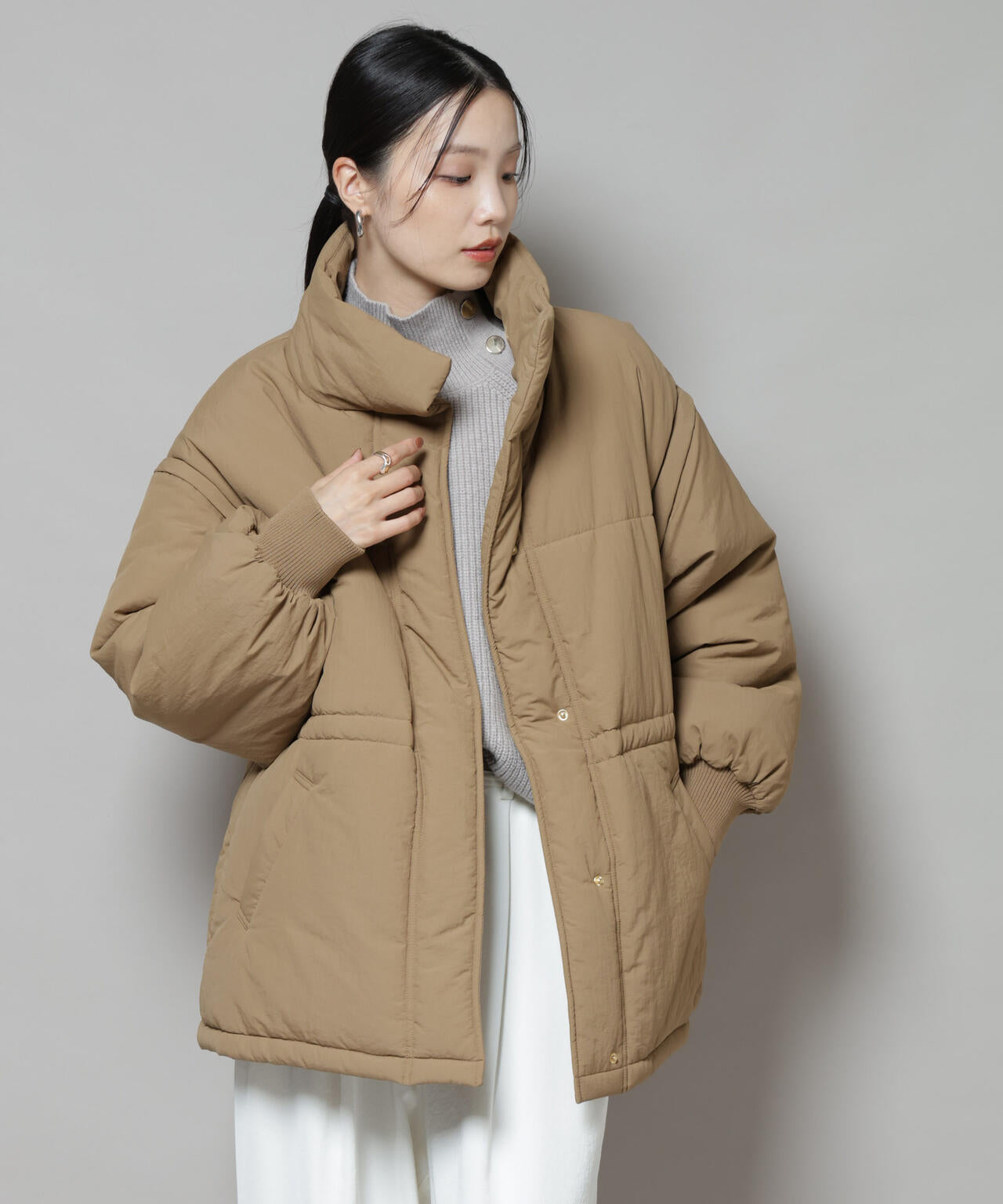 撥水加工・機能中綿 2wayベスト＆スタンドジップブルゾン | NANO