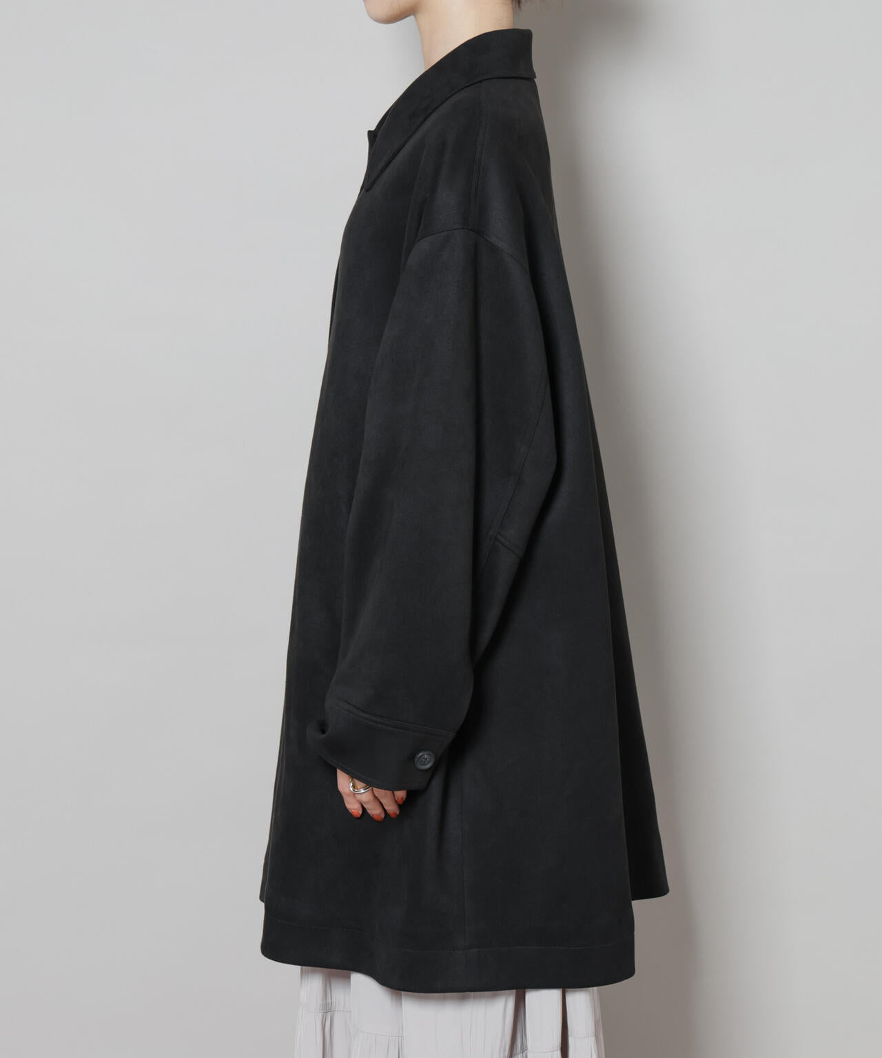 ナノユニバース（NANO universe）/フェイクスエードAラインミドルコート フェイクスエードAラインミドルコート | NANO universe（ナノ