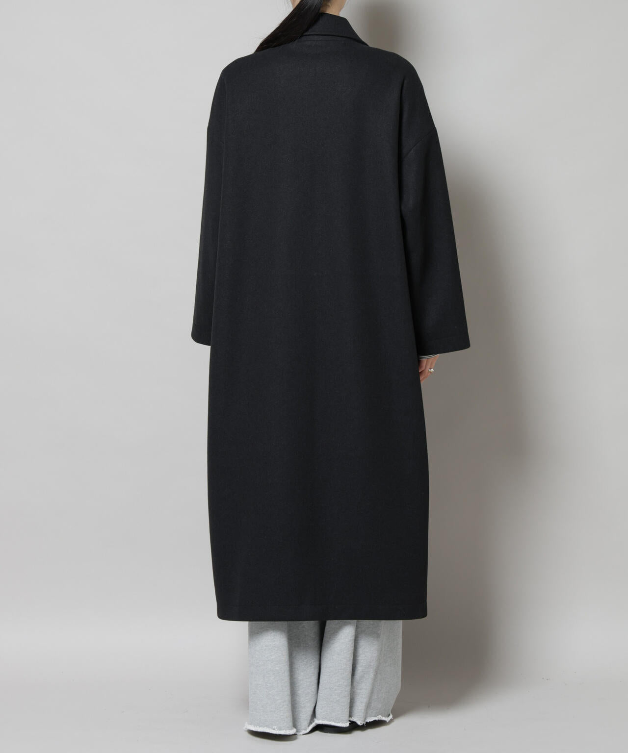 メルトンジャージーチェスターロングコート | NANO universe（ナノ