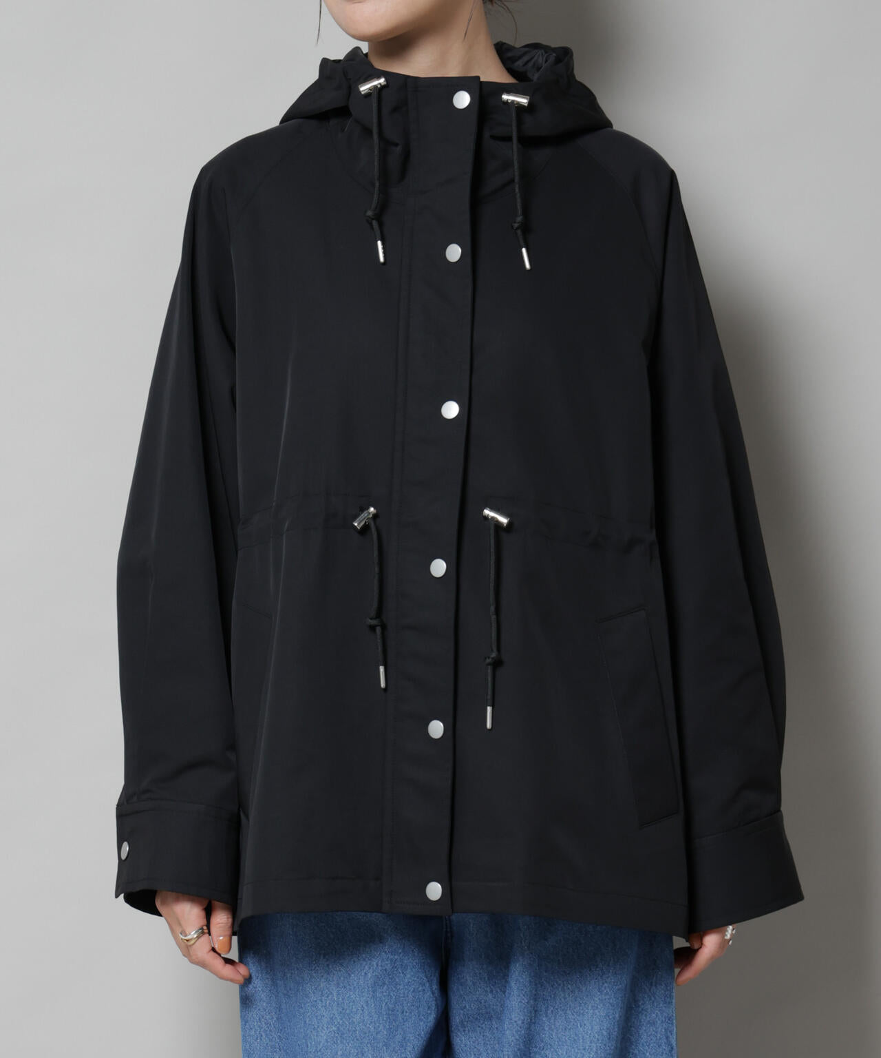 撥水加工フードブルゾン | NANO universe（ナノ・ユニバース