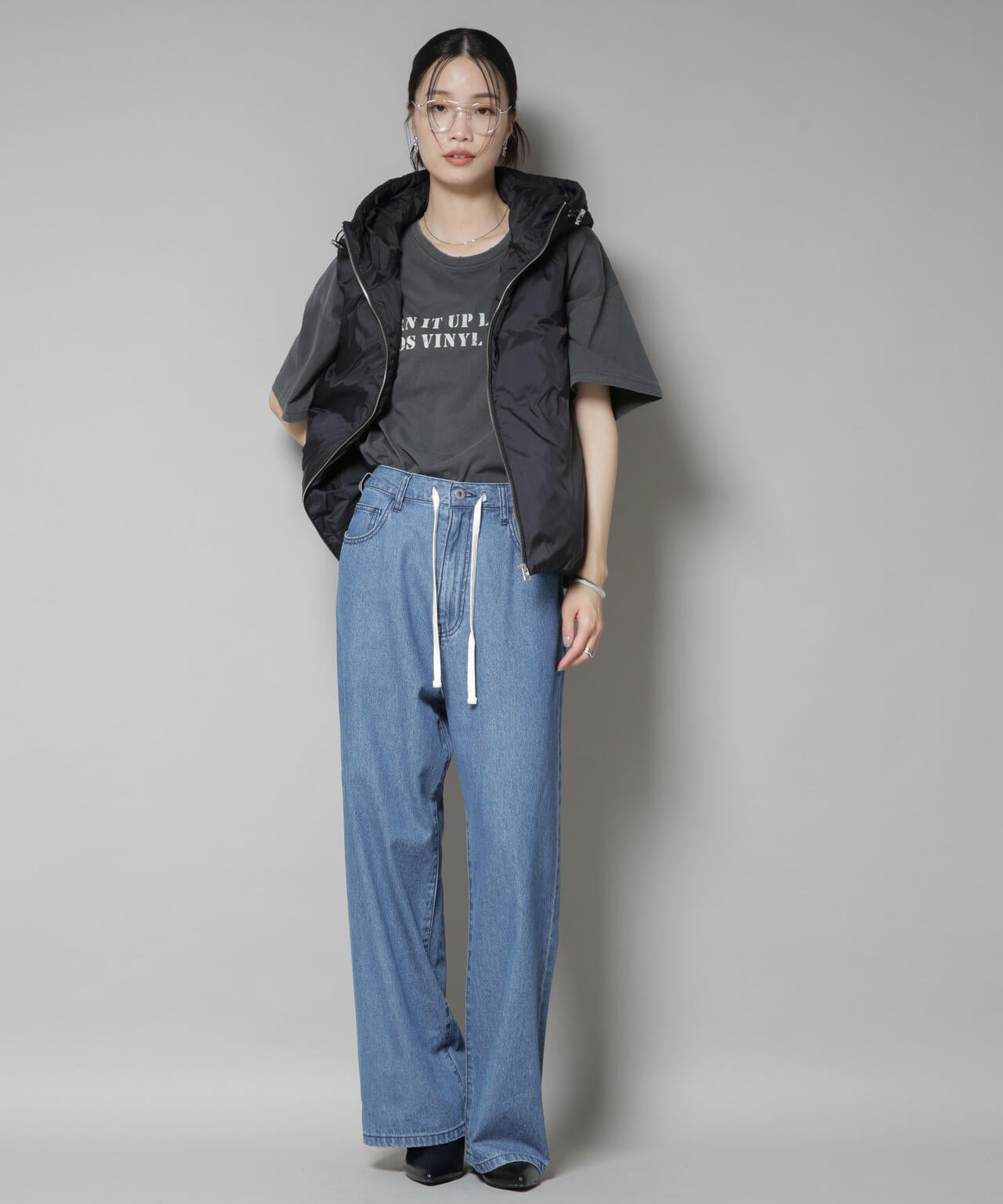 エ*ム様 【未使用】ナノユニバース　撥水加工ライトダウンベスト　フリーサイズ 撥水加工ライトダウン フードジップアップベスト | NANO universe