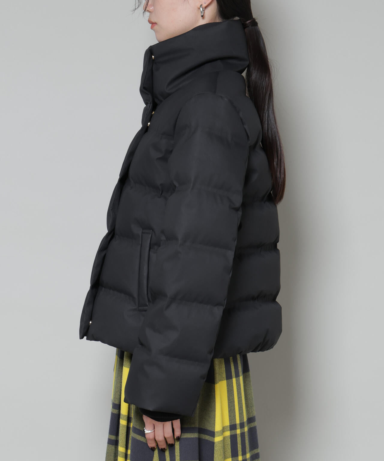 ボリュームネックダウンショートコート