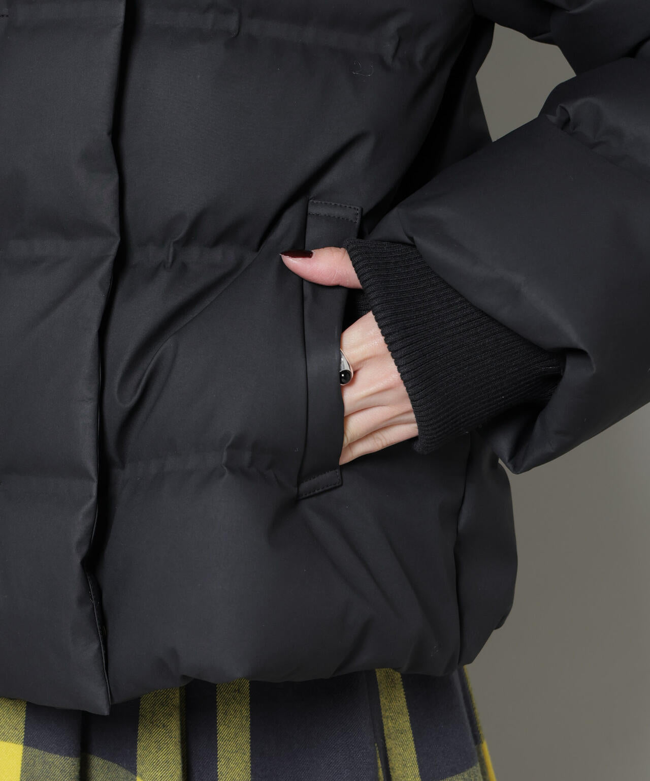 ボリュームネックダウンショートコート