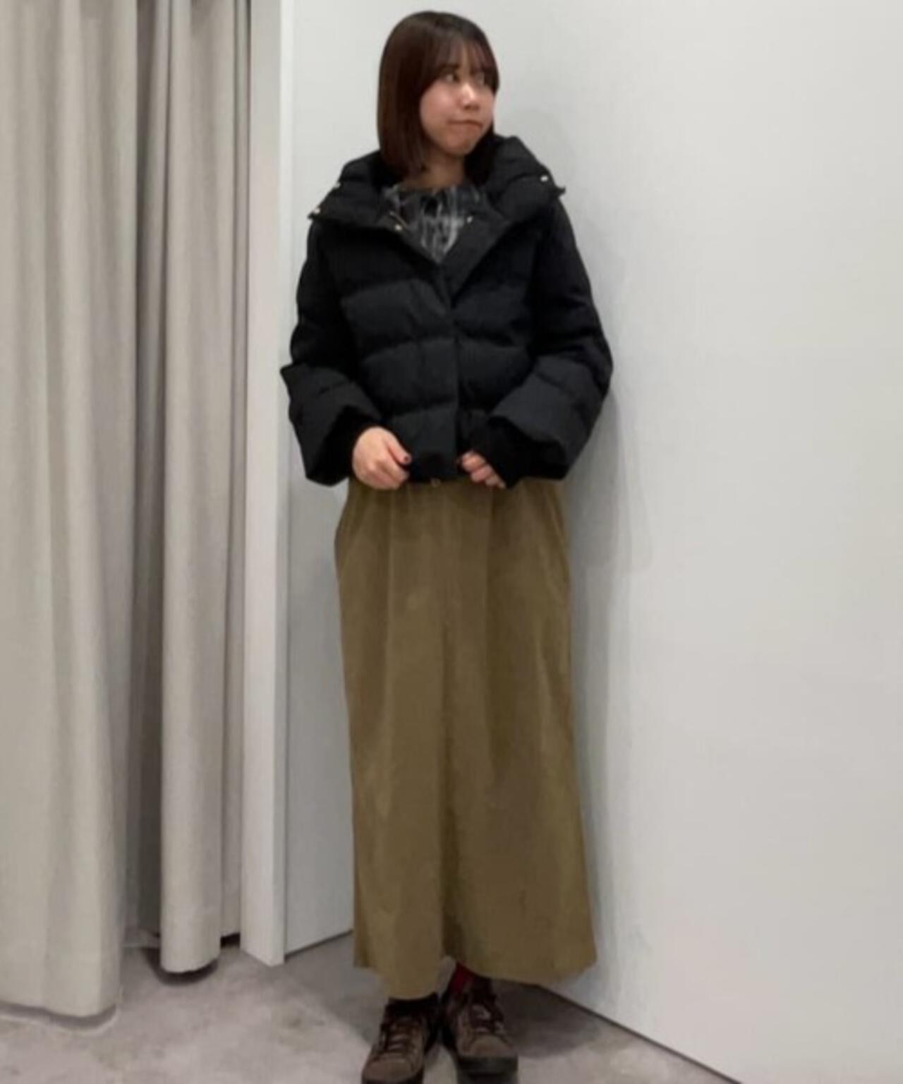 ボリュームネックダウンショートコート