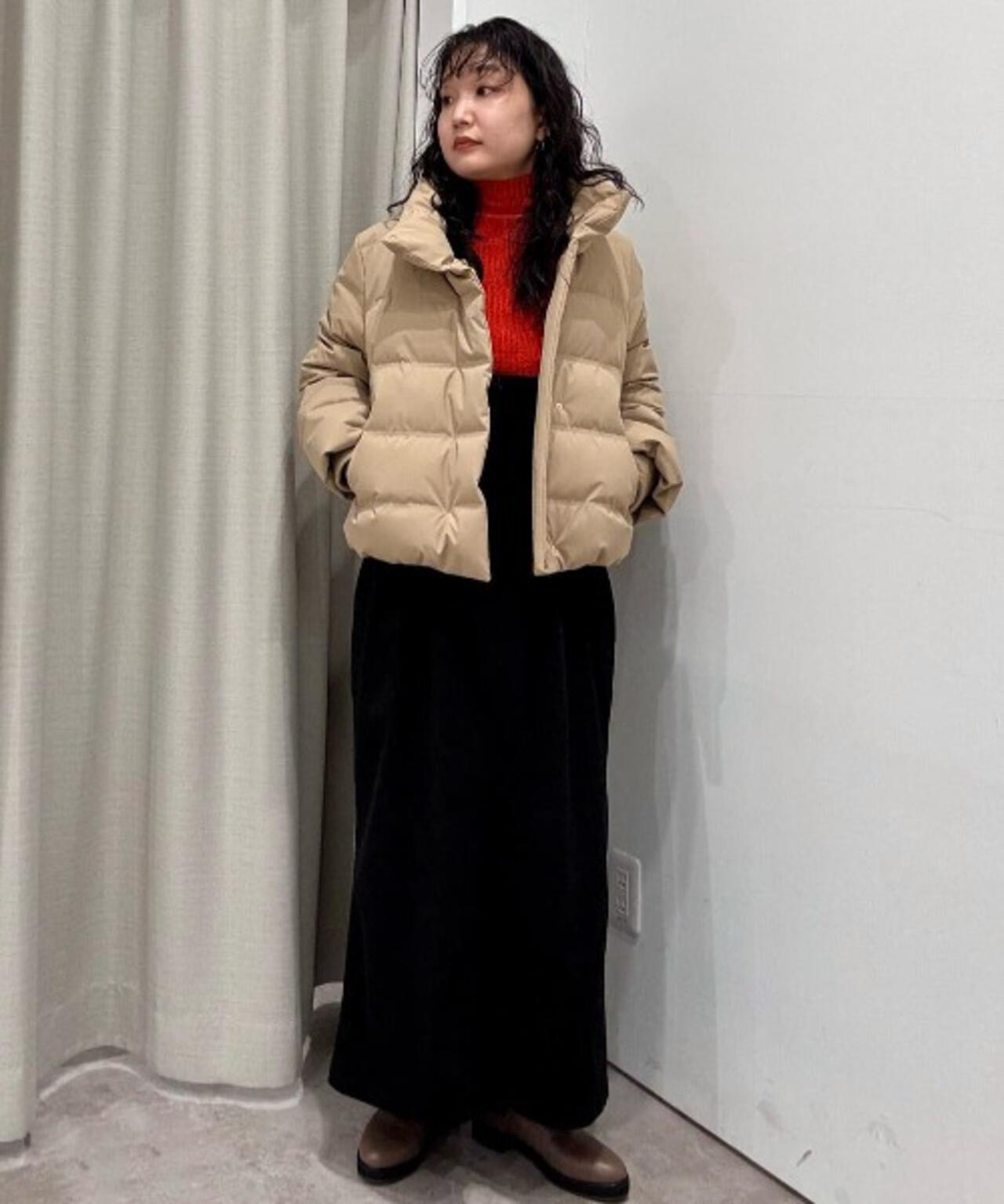 ボリュームネックダウンショートコート