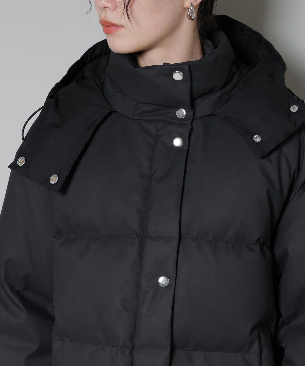 Aラインミドルダウンコート