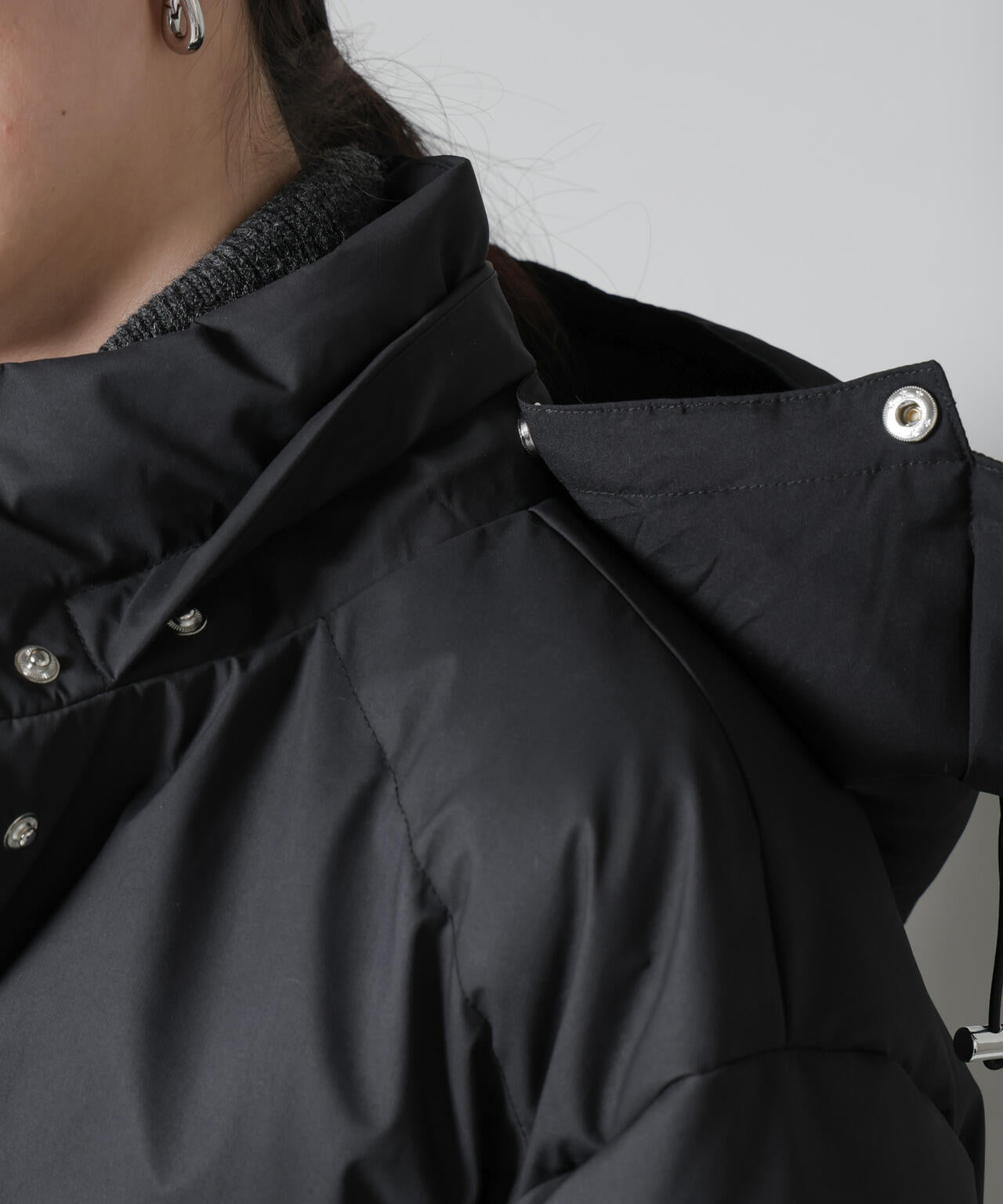 Aラインミドルダウンコート