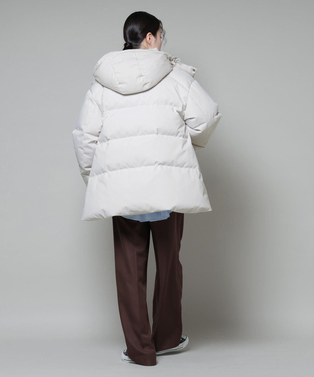 Aラインミドルダウンコート