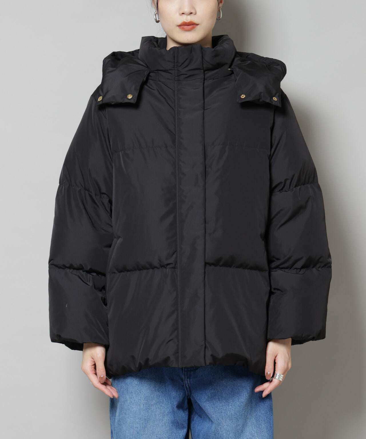 撥水加工 フードショートダウンコート | NANO universe（ナノ