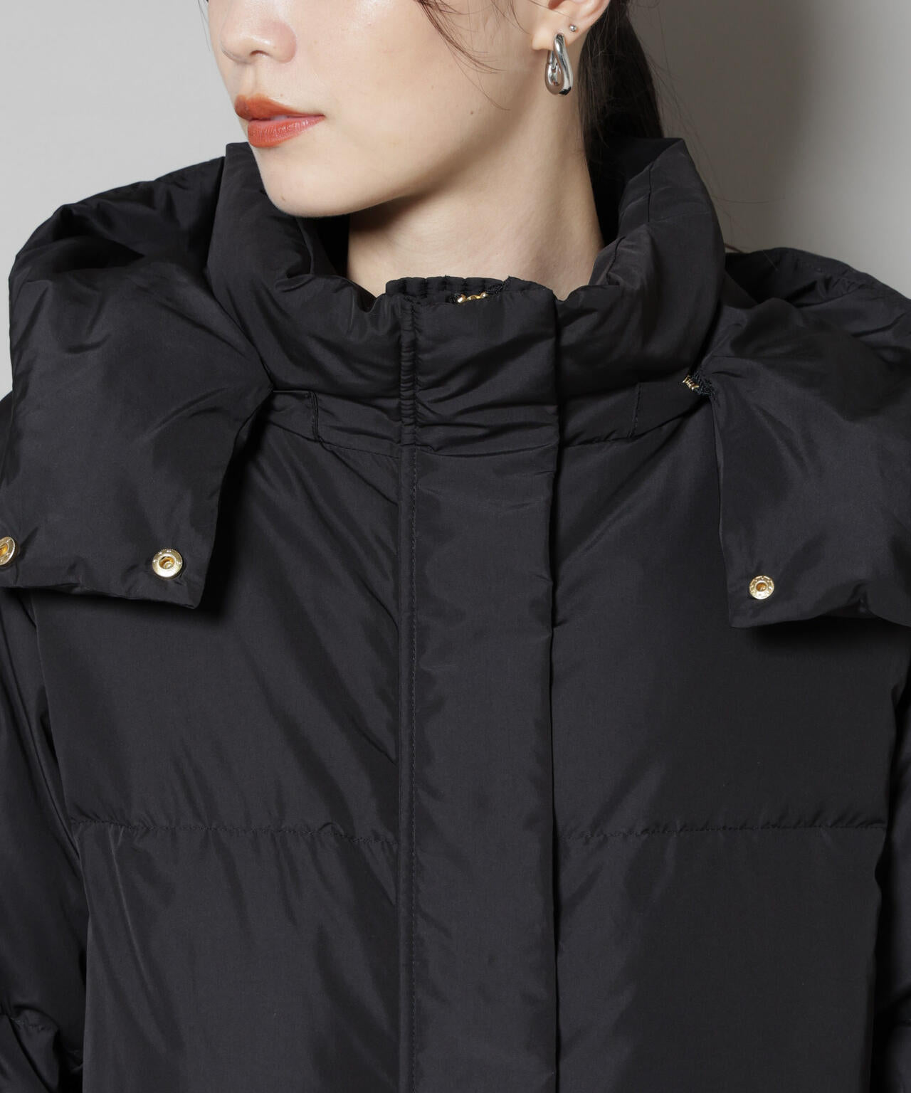 撥水加工 フードショートダウンコート | NANO universe（ナノ