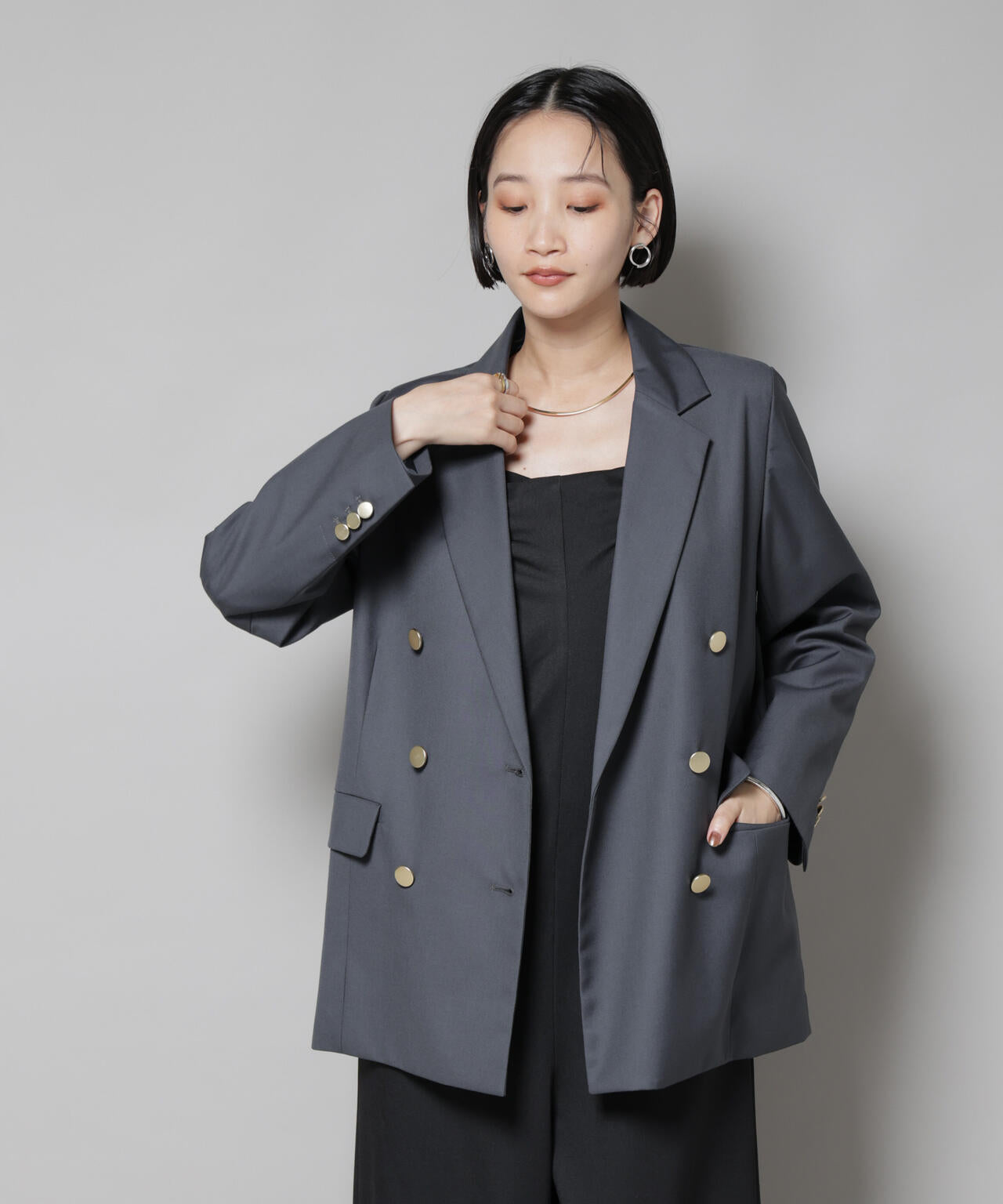 ダブルブレストジャケット | NANO universe（ナノ・ユニバース