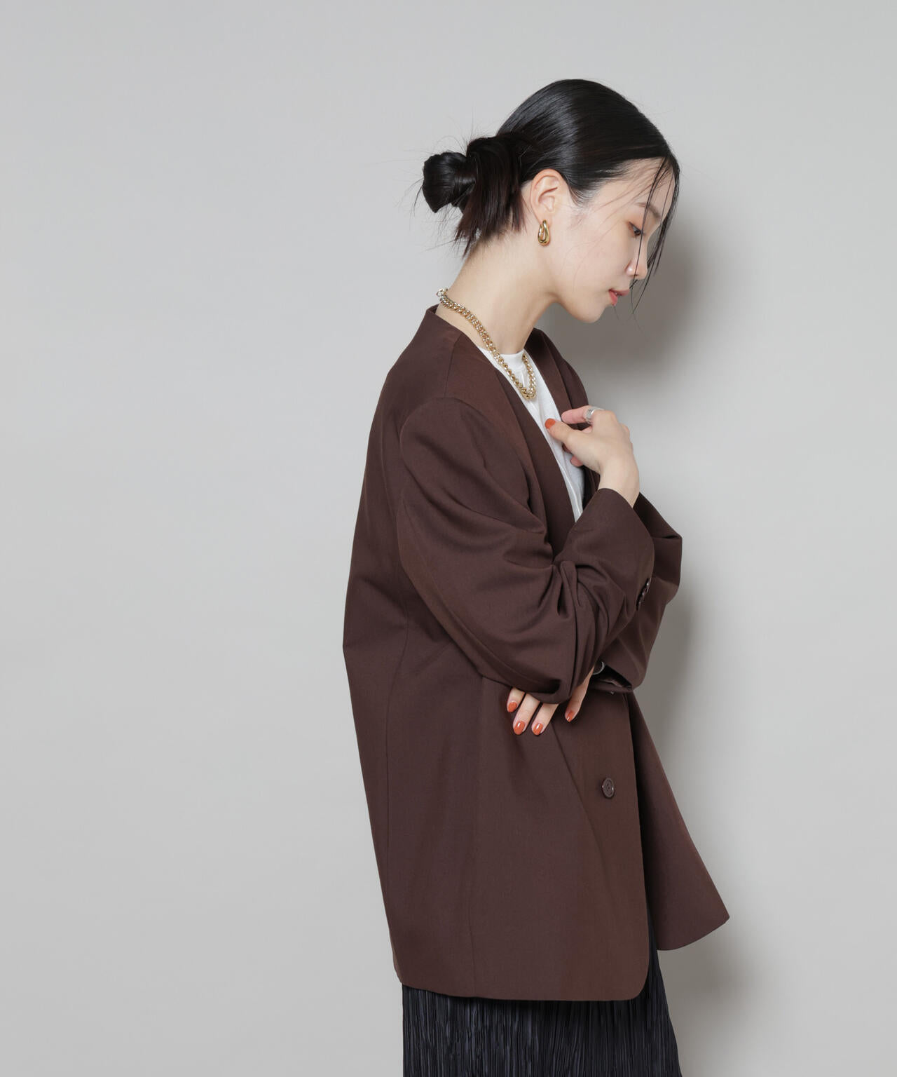 YAE★digne25ss カラーレスジャケット新品未使用 タグ付き digne25ss ディニュ カラーレスジャケット - メルカリ