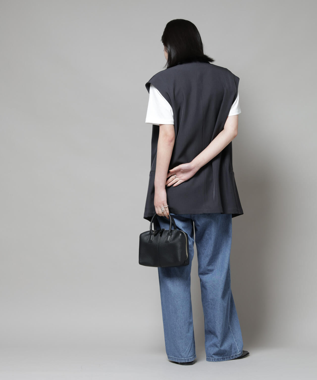 テーラードＷボタンミドルジレ(セットアップ可)