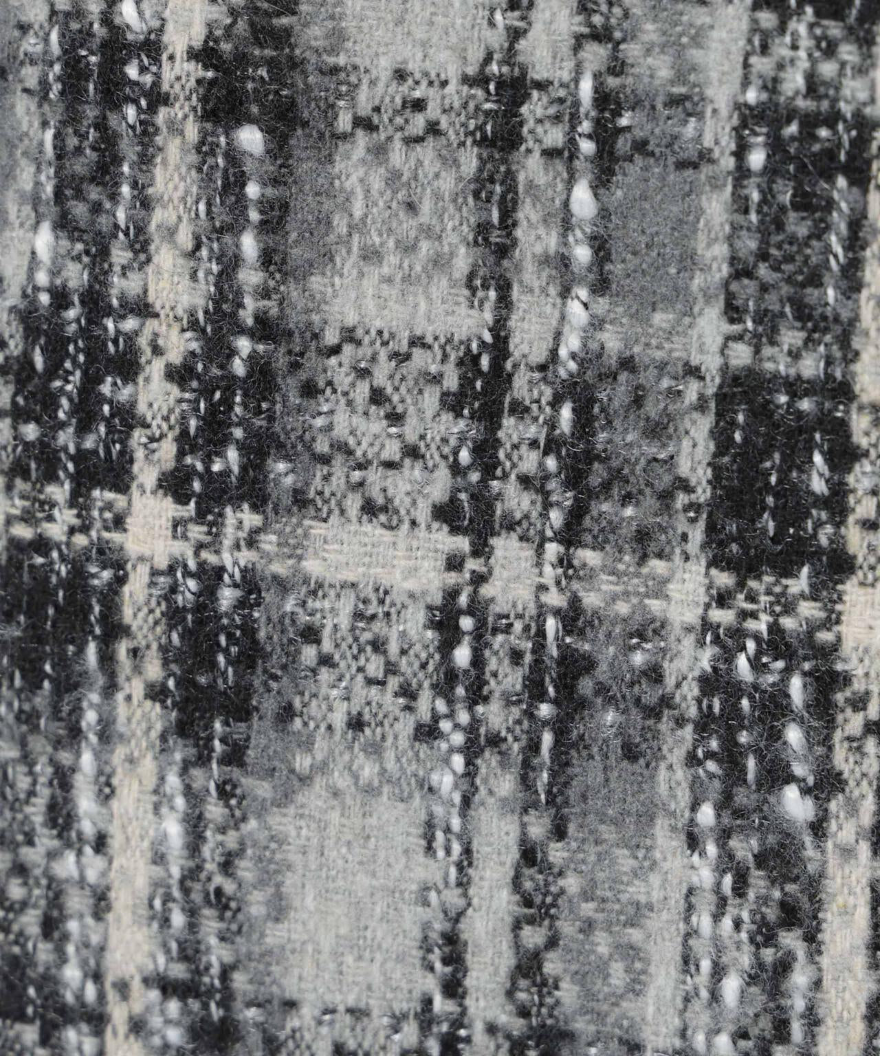 チェックフリンジ金ボタンジレ(セットアップ可)