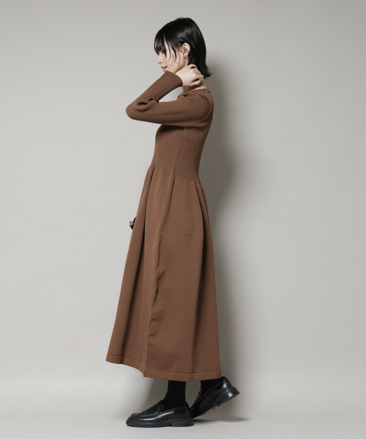 フォルムスカートニットワンピース | NANO universe（ナノ・ユニバース