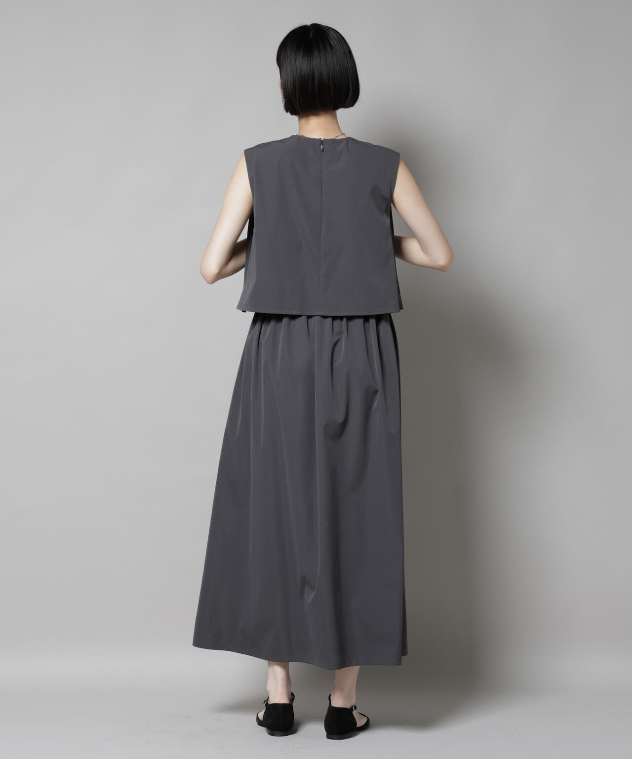 セットアップ風ノースリーブワンピース | NANO universe（ナノ