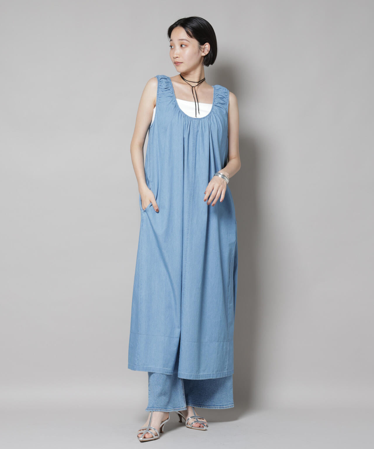 レインボーニコちゃんフード付きアメリカンデニムワンピース見本 楽天市場】＜月間優良ショップ賞51回受賞＞【 デニム デニム