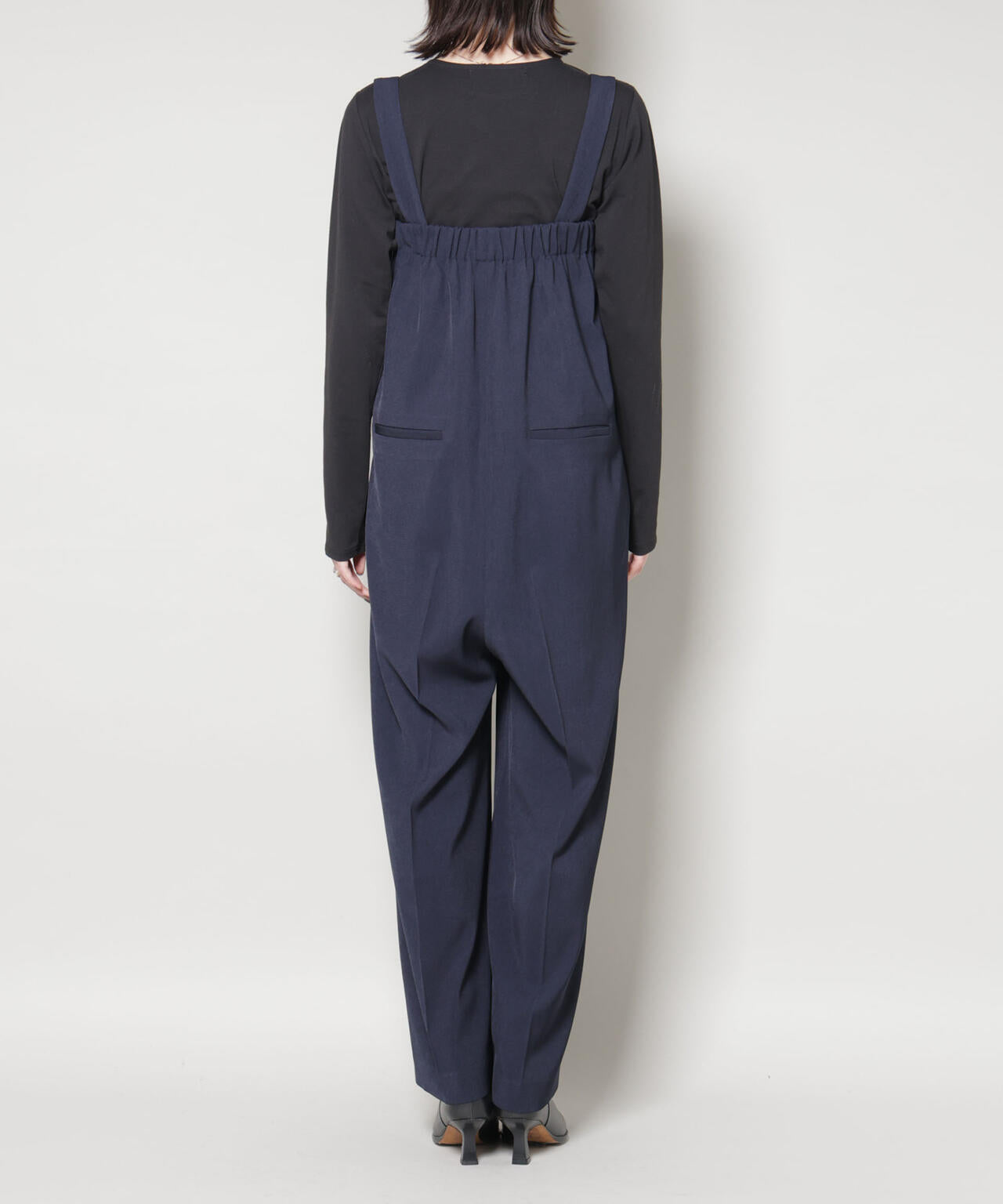 フロントフリルサロペットパンツ