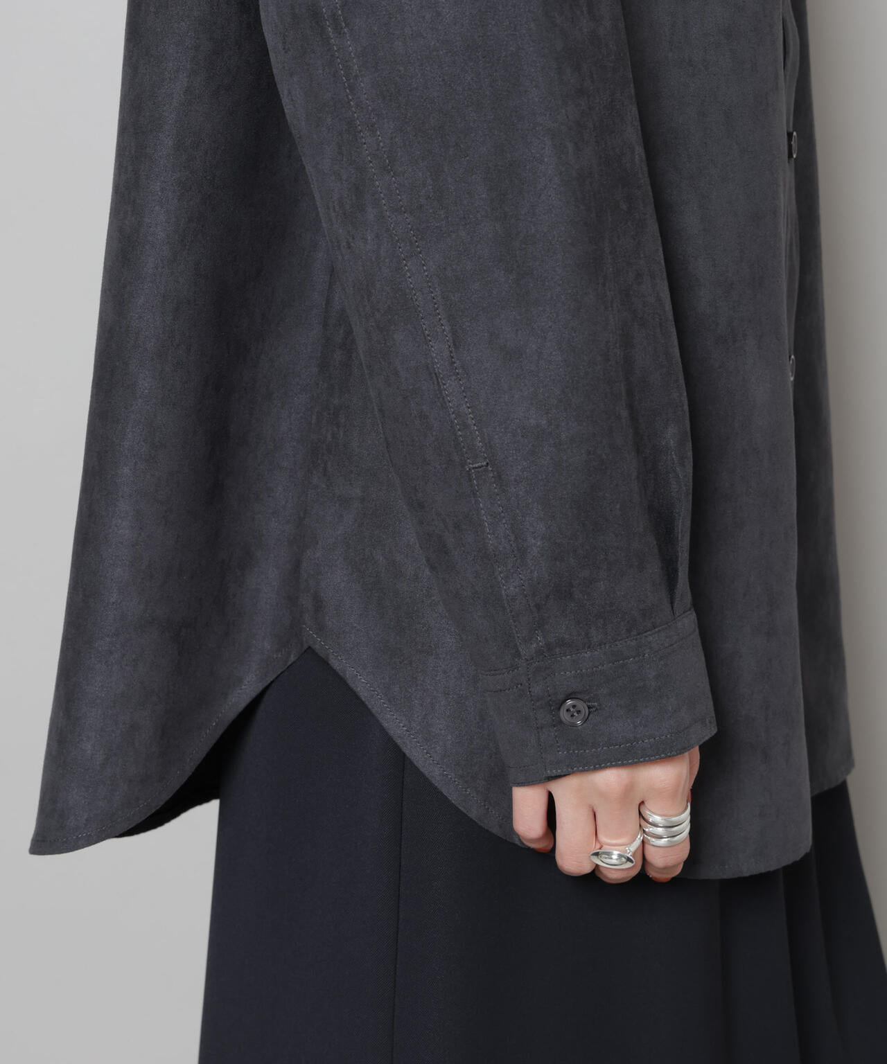 フェイクスエードシャツ(セットアップ可)
