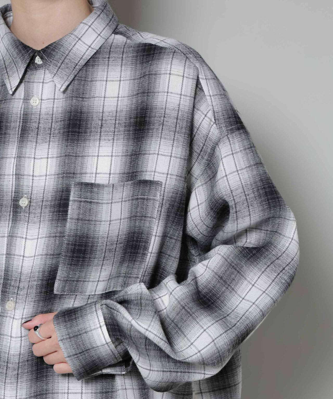 オーバーサイズチェックシャツ | NANO universe（ナノ・ユニバース