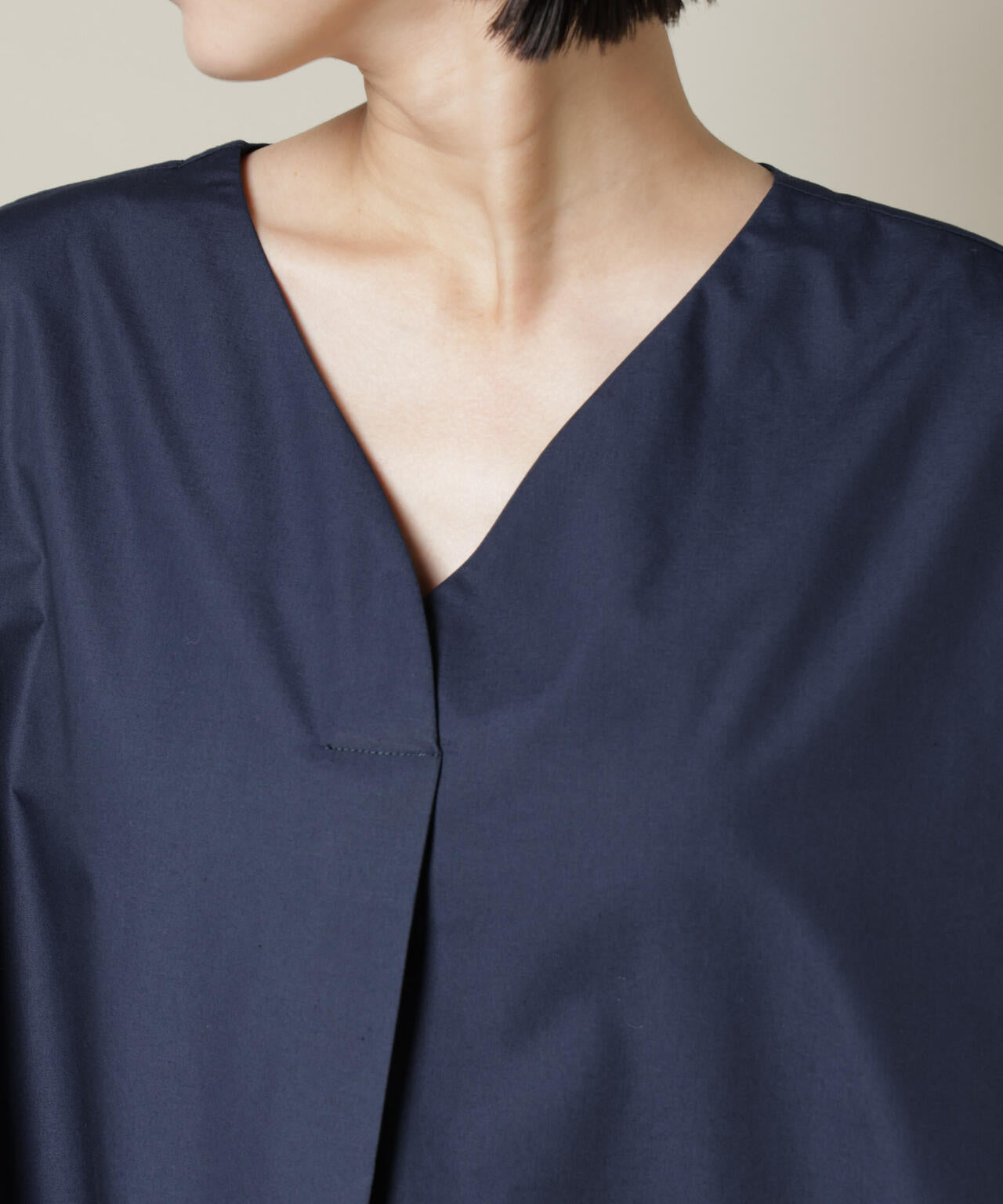 ドルマンワイドスキッパーブラウス