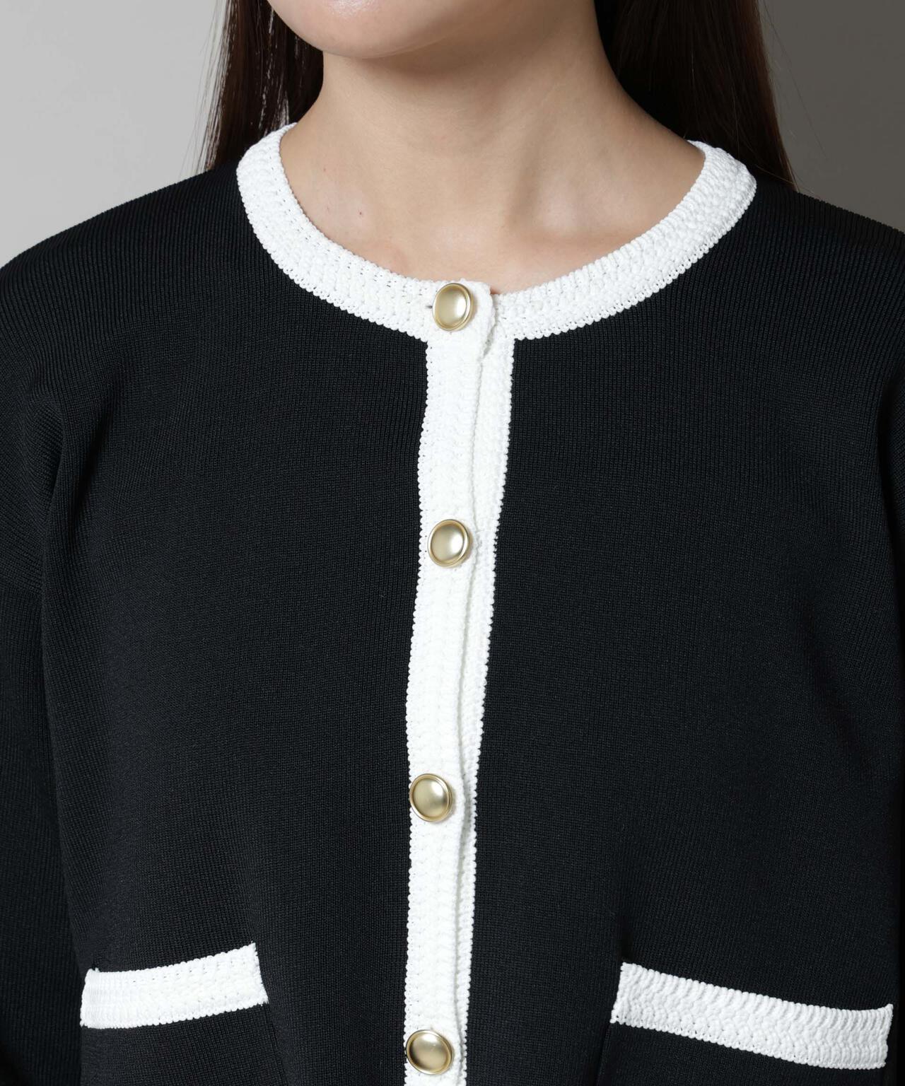 洗濯機洗可配色ジャケットカーディガン | NANO universe（ナノ