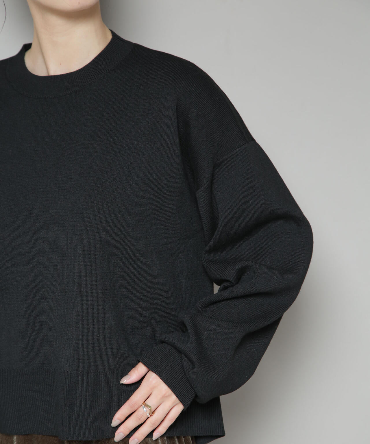 毛玉抑制ニットプルオーバー(セットアップ可) | NANO universe（ナノ