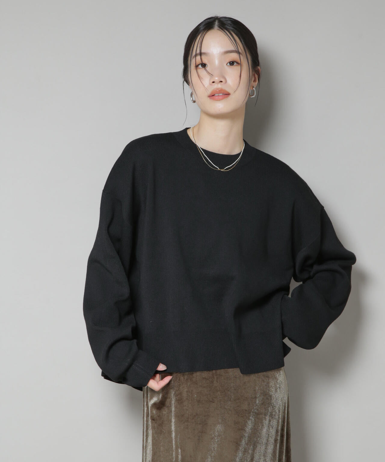 毛玉抑制ニットプルオーバー(セットアップ可) | NANO universe