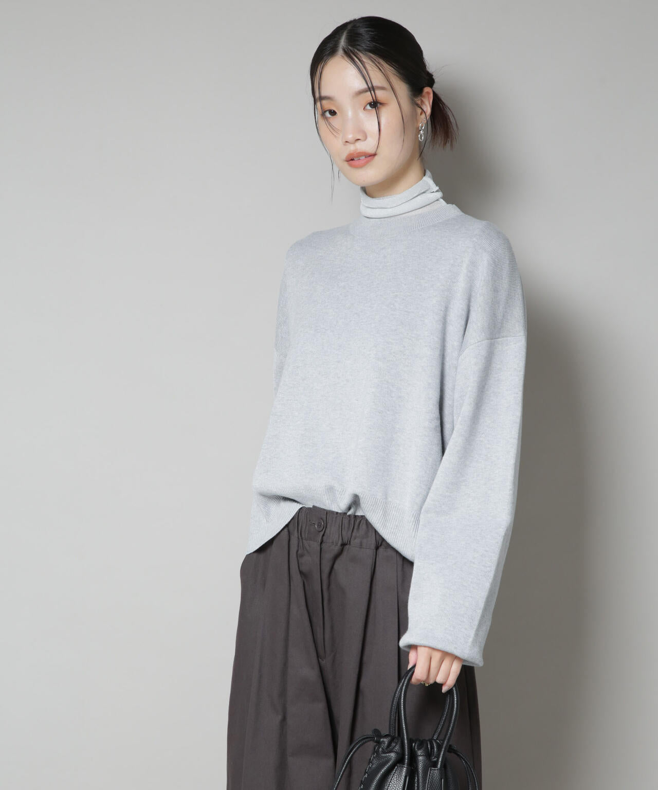 毛玉抑制ニットプルオーバー(セットアップ可) | NANO universe（ナノ