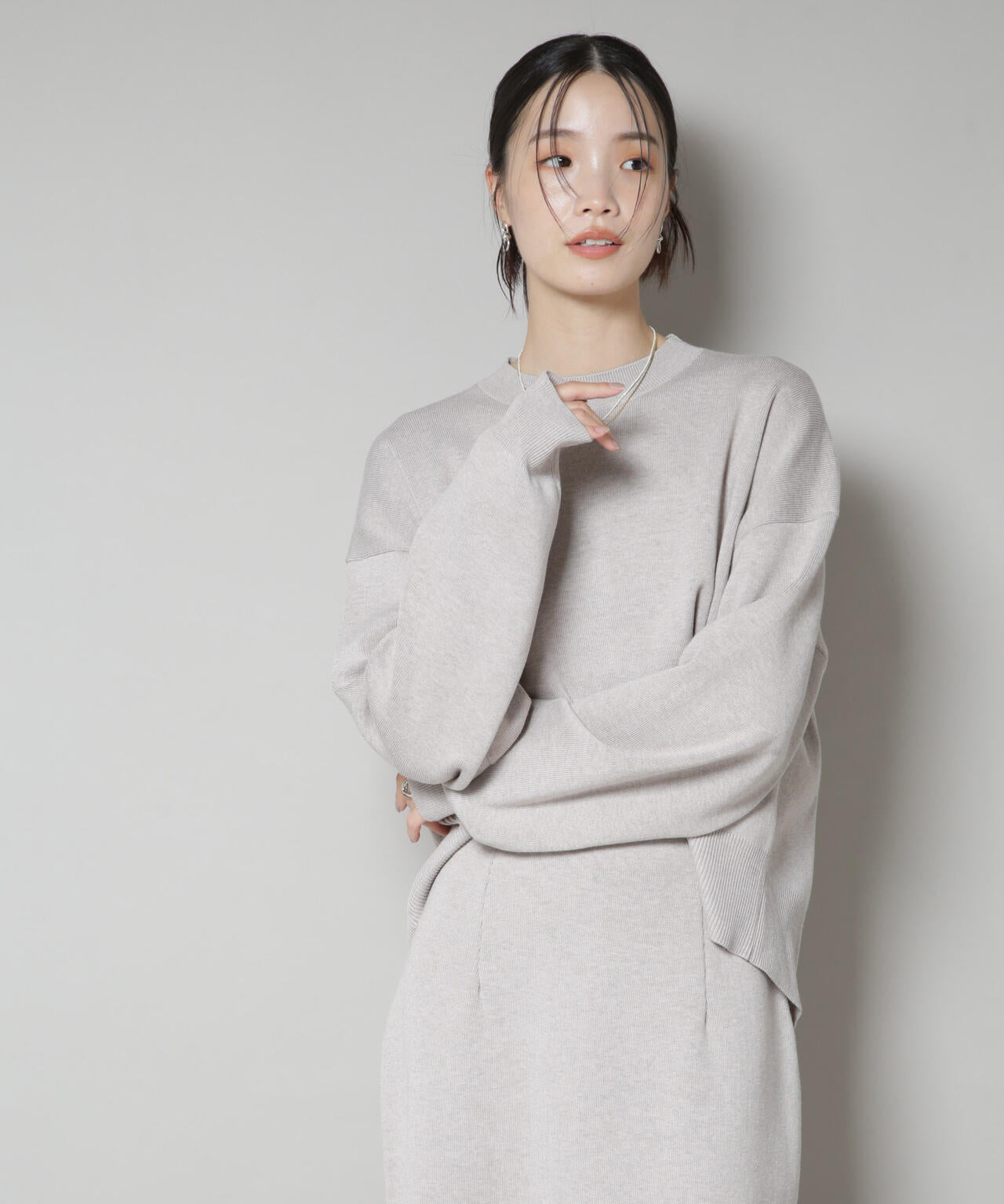 毛玉抑制ニットプルオーバー(セットアップ可) | NANO universe（ナノ