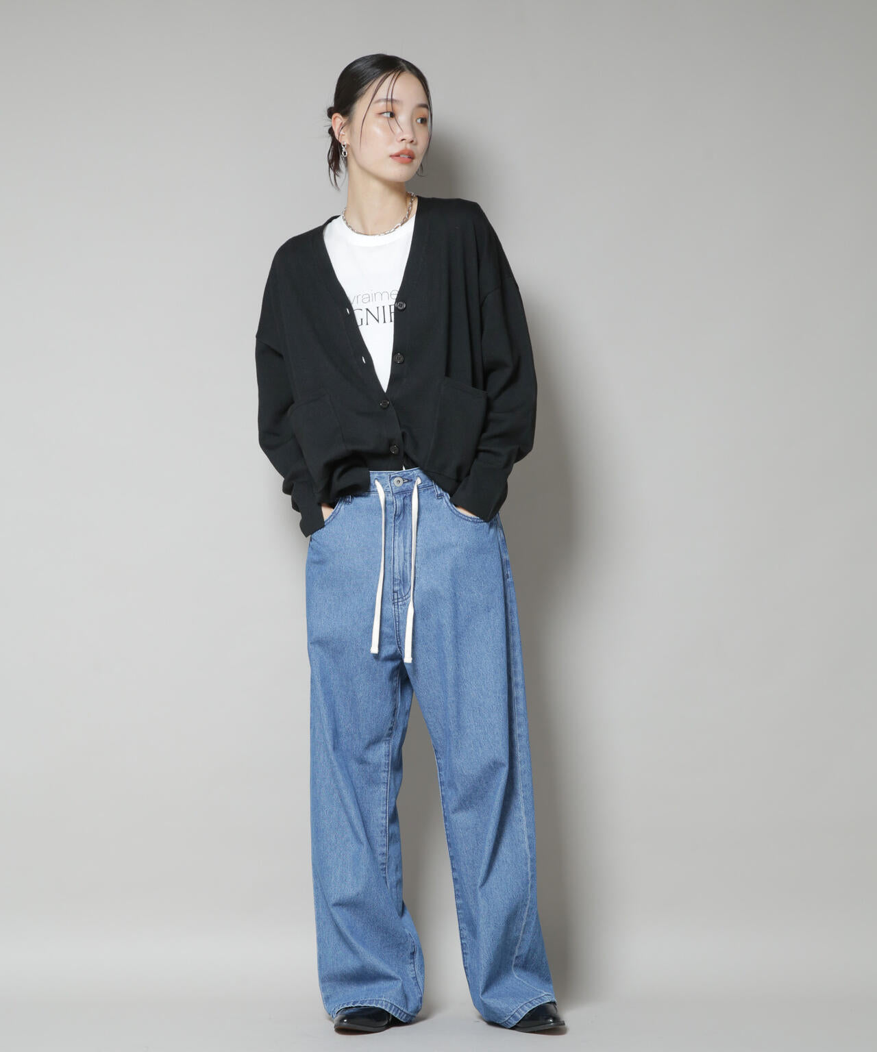 毛玉抑制ニットカーディガン(セットアップ可) | NANO universe（ナノ