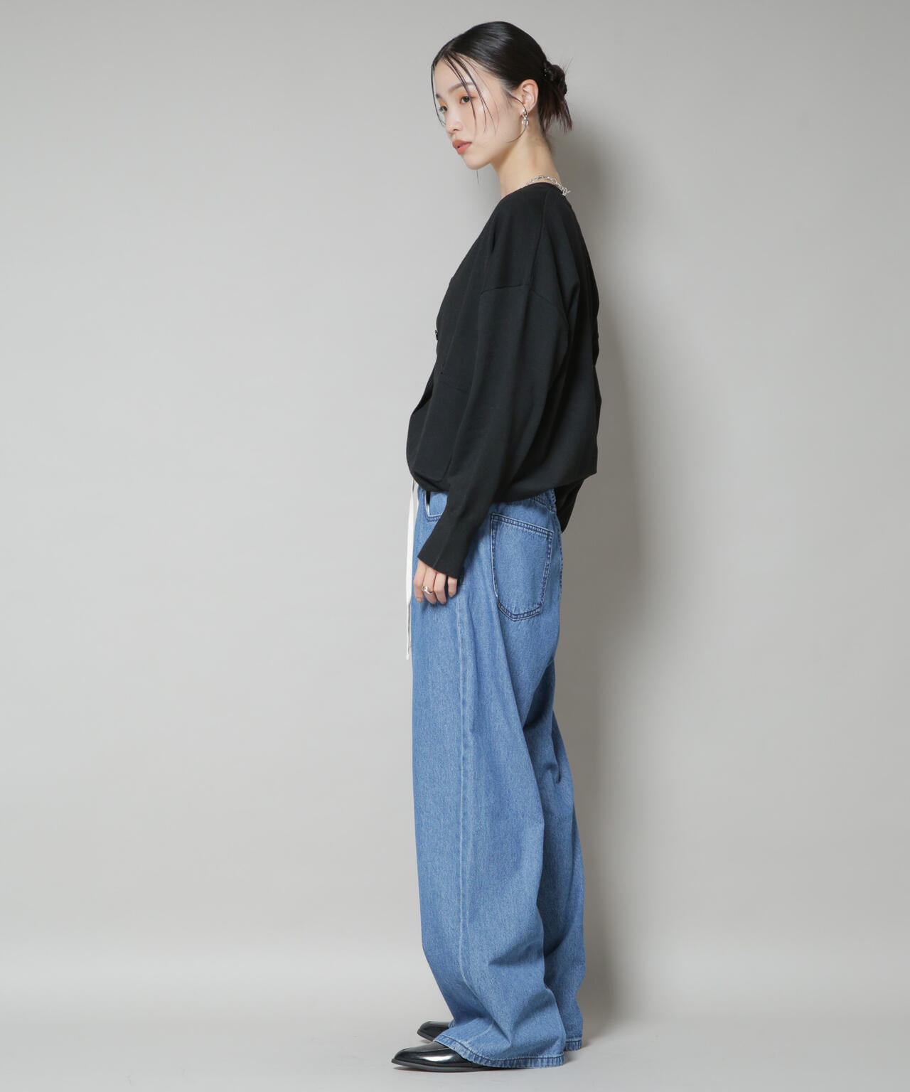 毛玉抑制ニットカーディガン(セットアップ可) | NANO universe（ナノ