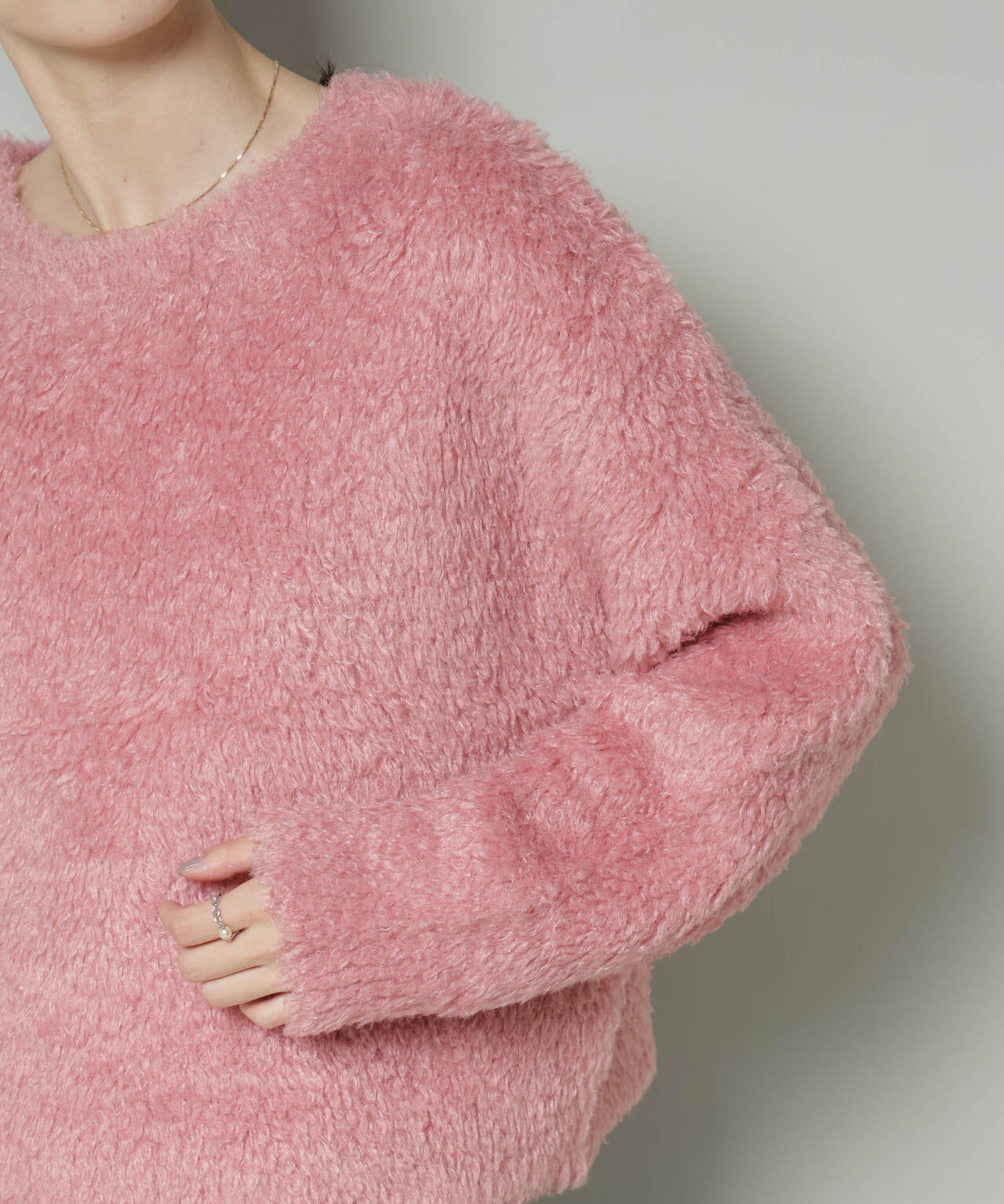 クロップドワイド起毛加工ニットトップス | NANO universe（ナノ