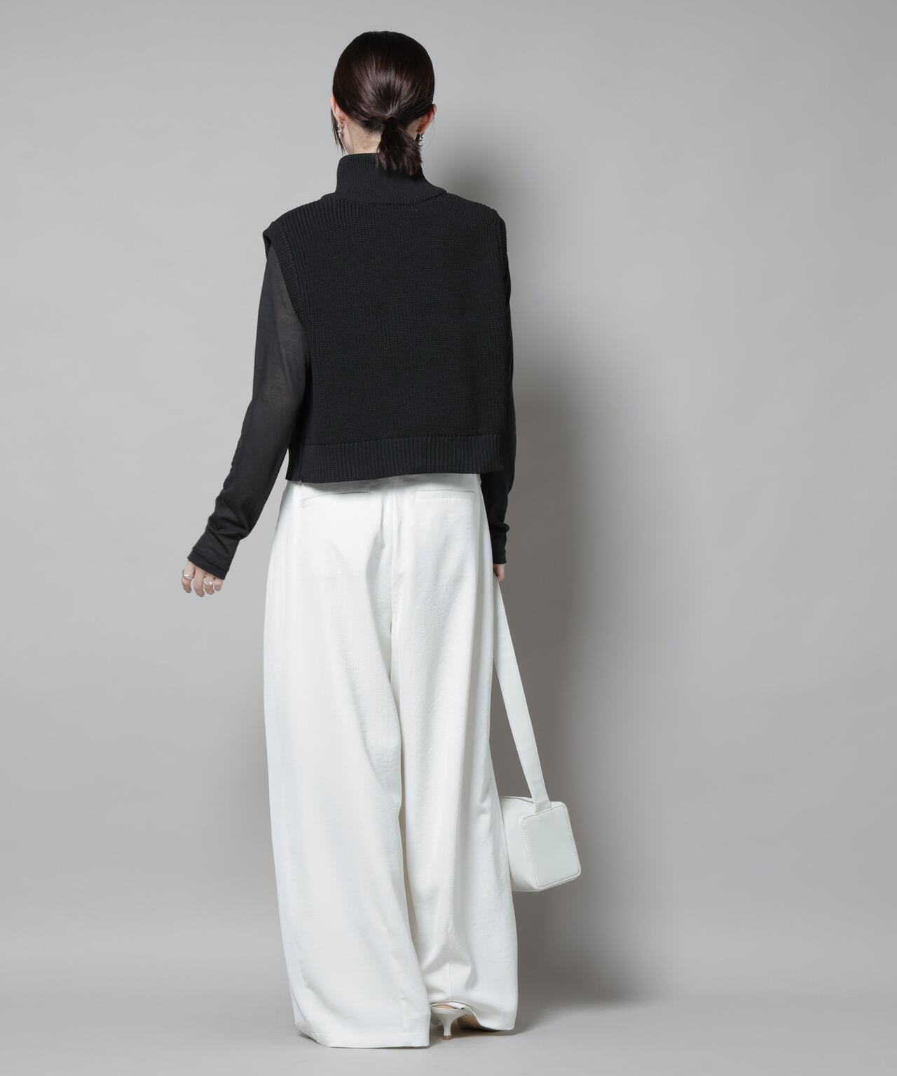 ダブルジップアップドライバーズニットベスト | NANO universe（ナノ