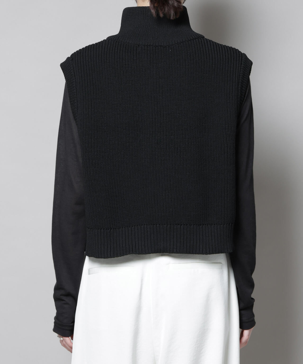 ダブルジップアップドライバーズニットベスト | NANO universe（ナノ