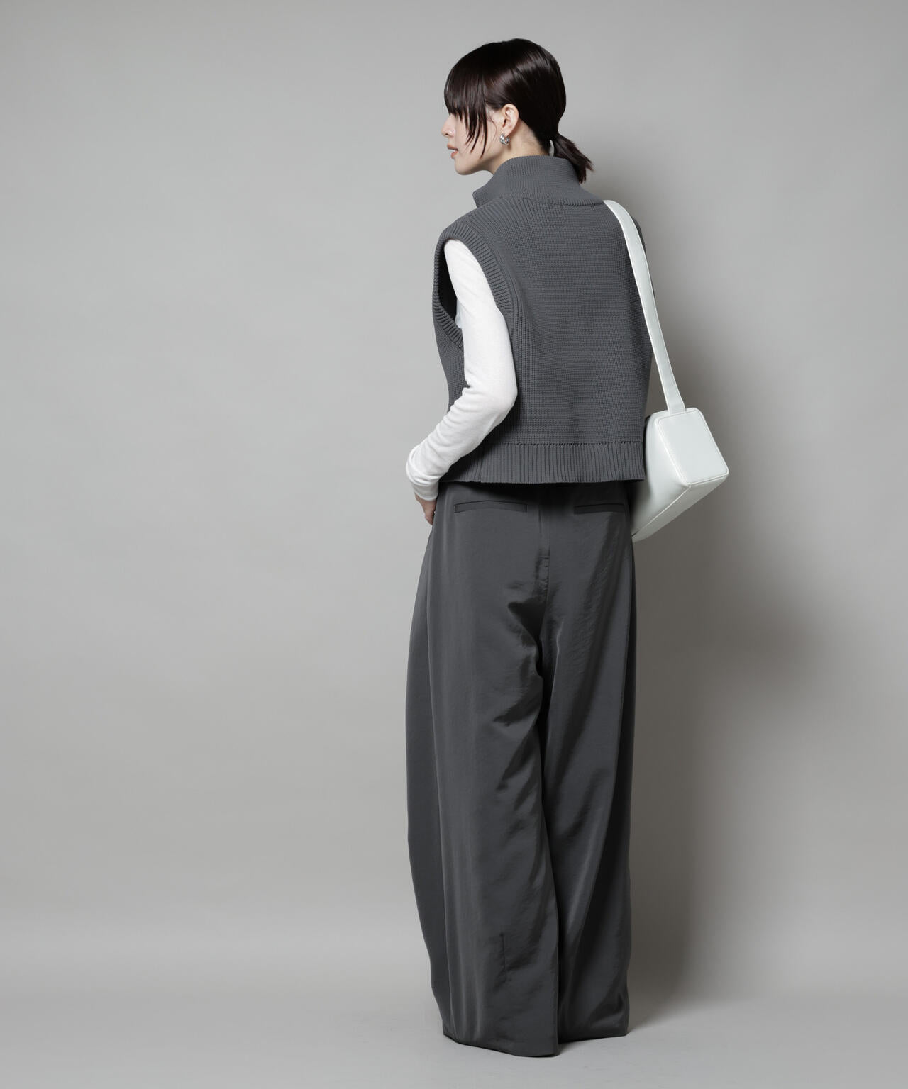 ダブルジップアップドライバーズニットベスト | NANO universe（ナノ