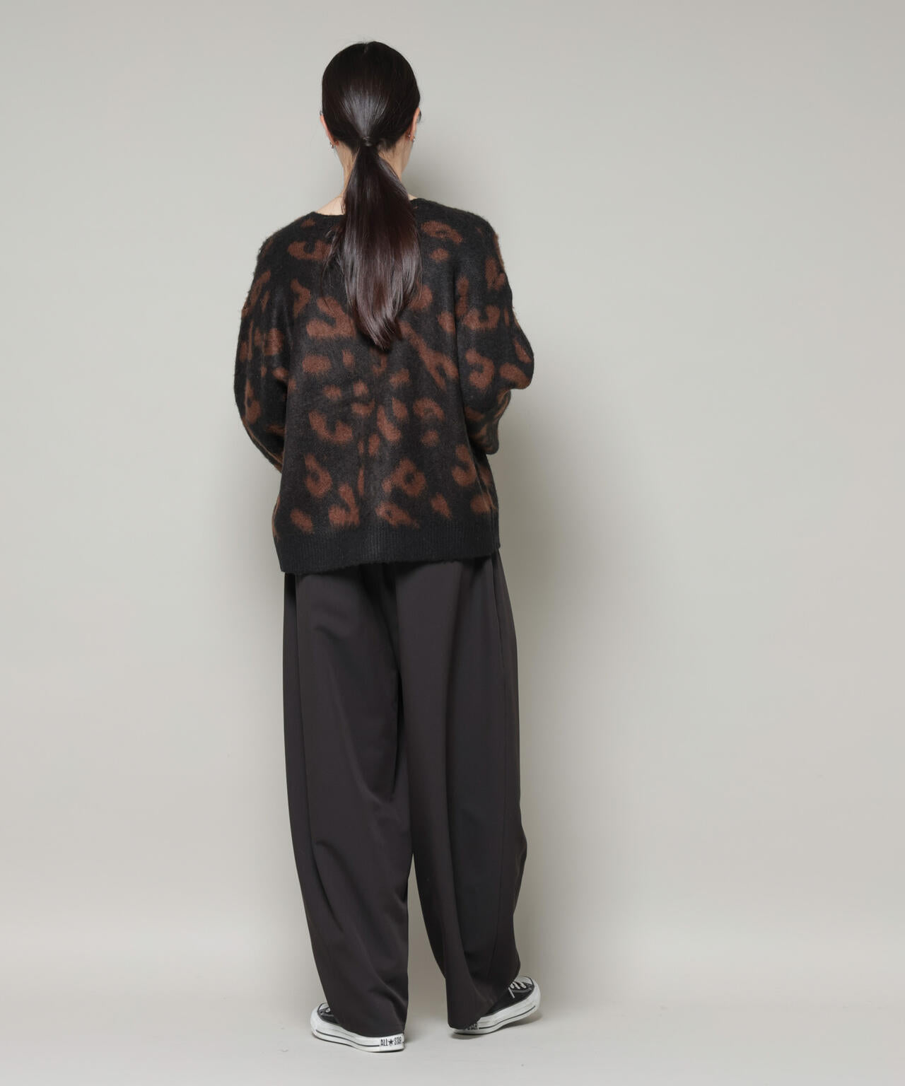 PENNEYS別注TheFOXレオパードクルーカーディガン | NANO universe