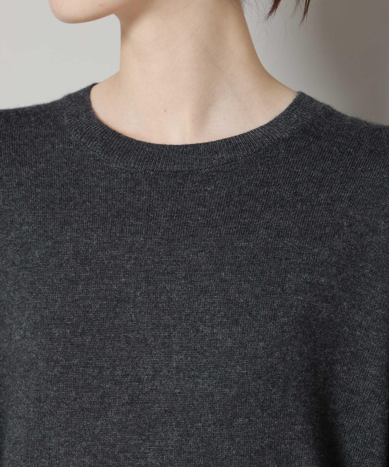 クルーネックカシミヤ混ニットプルオーバー | NANO universe（ナノ