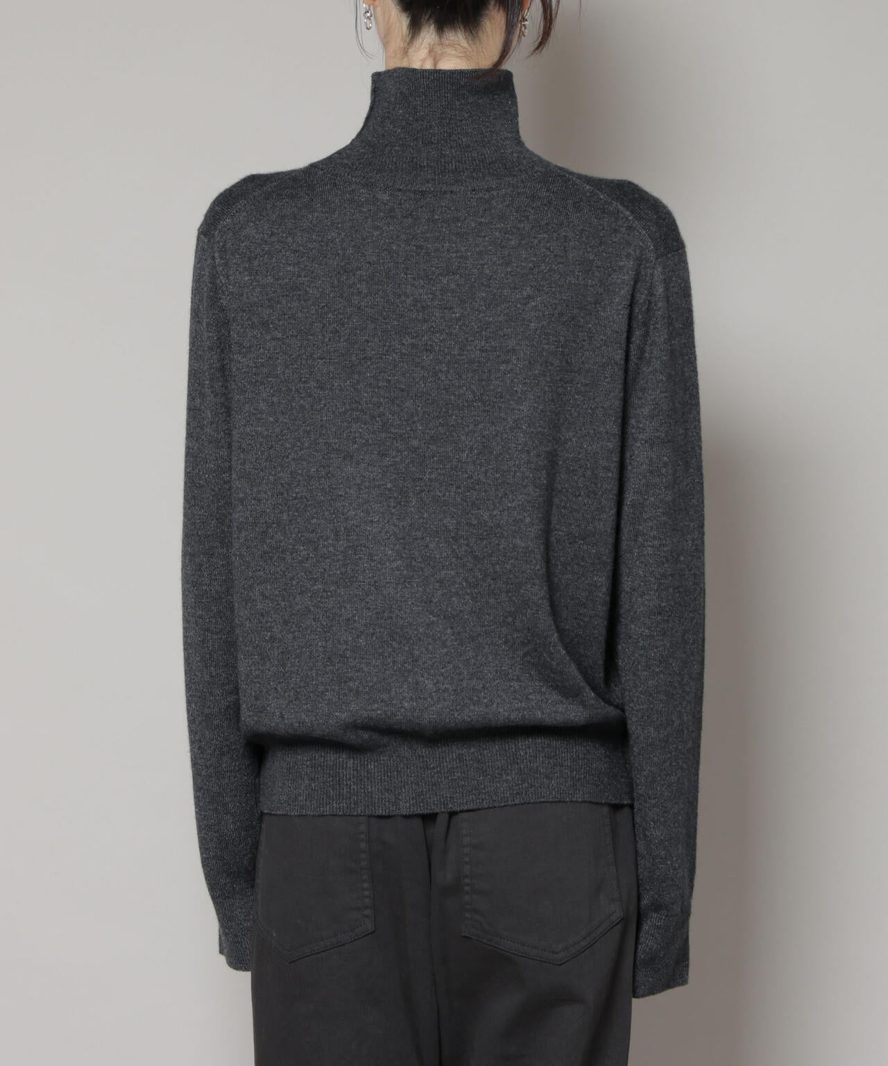 タートルネックカシミヤ混ニットプルオーバー | NANO universe（ナノ