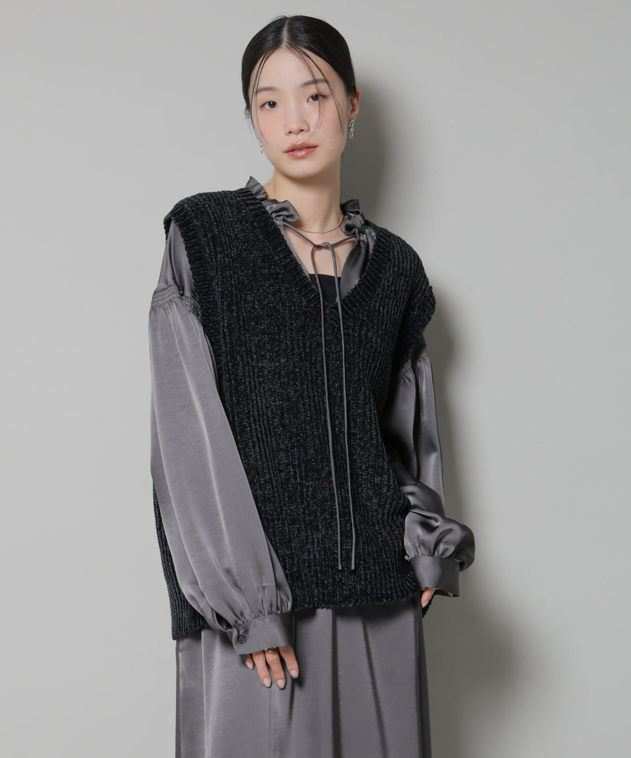 OUR ニットベスト kindal_8020001181357