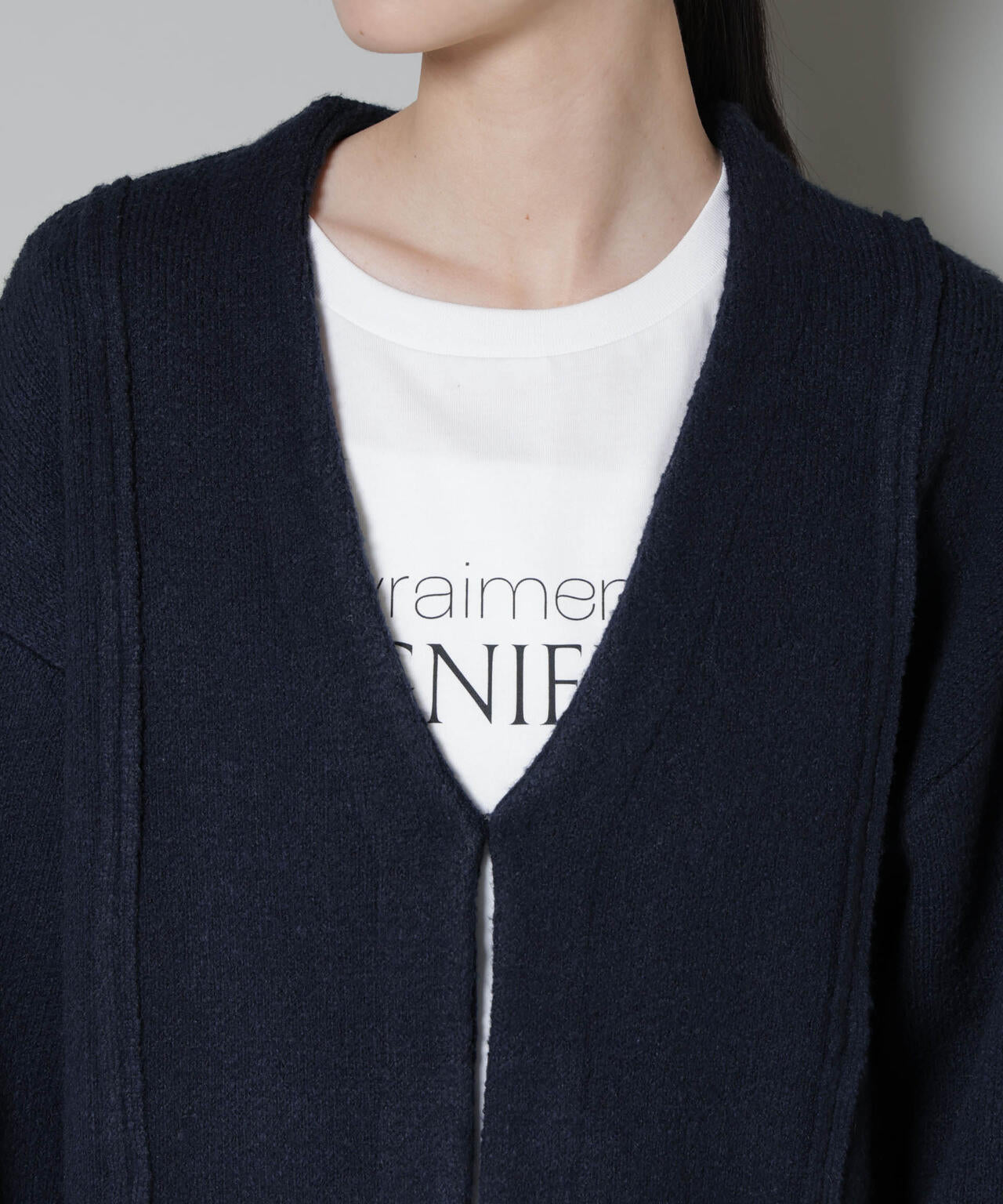 総針ニットジャケットカーディガン | NANO universe（ナノ・ユニバース