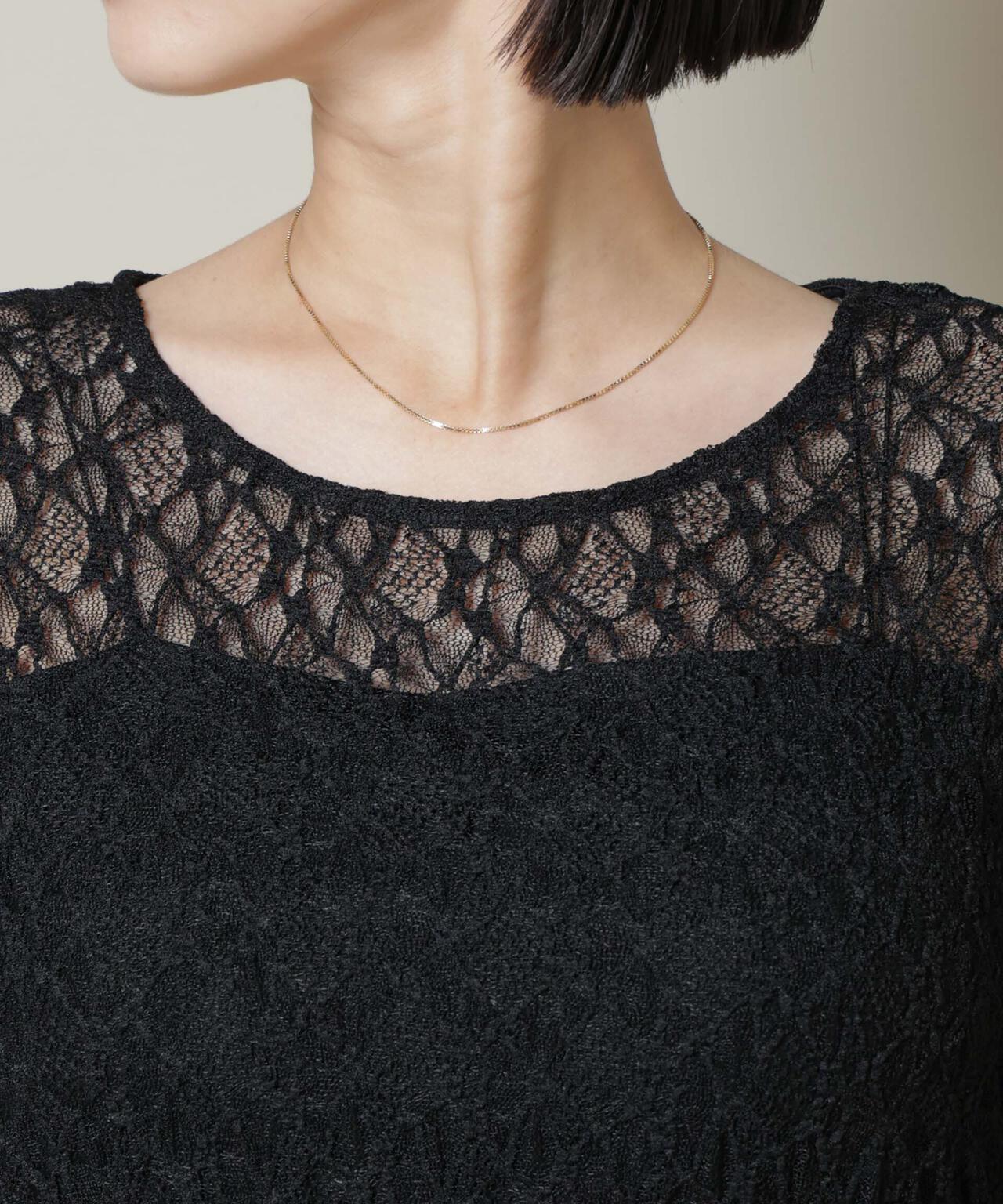 シアーレースロングスリーブトップス(セットアップ可)