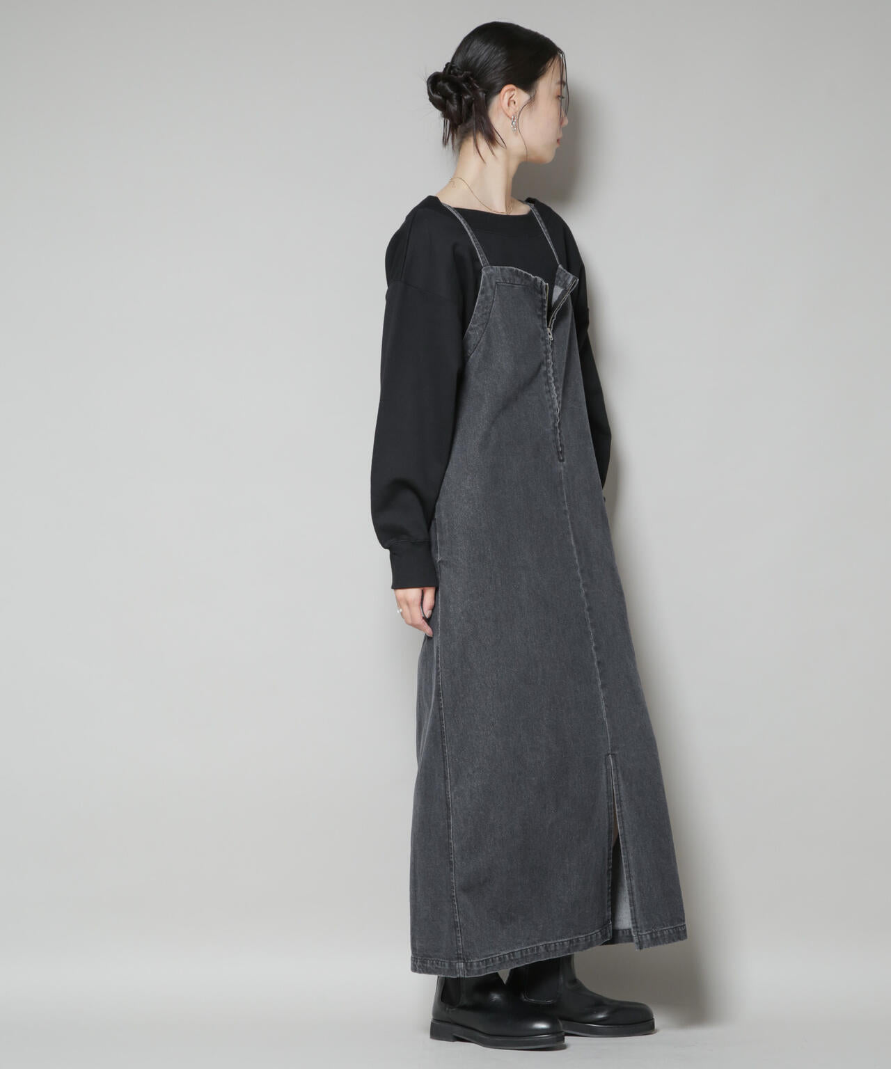 ワイドボートネックスウェットトップス