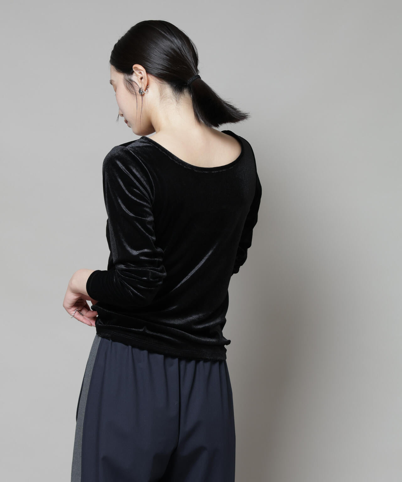 前後2wayベロアカットトップス(セットアップ可)