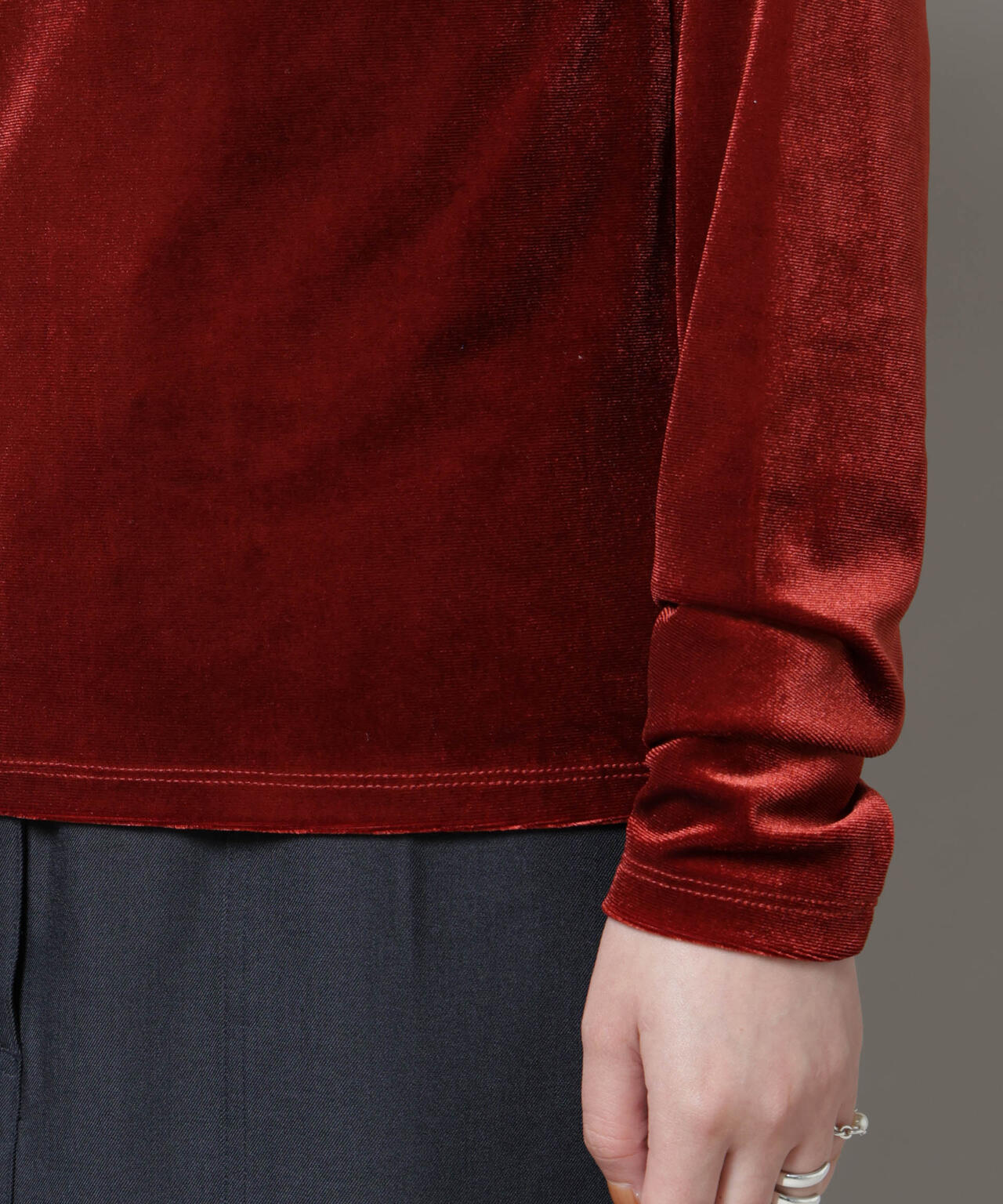 前後2wayベロアカットトップス(セットアップ可)